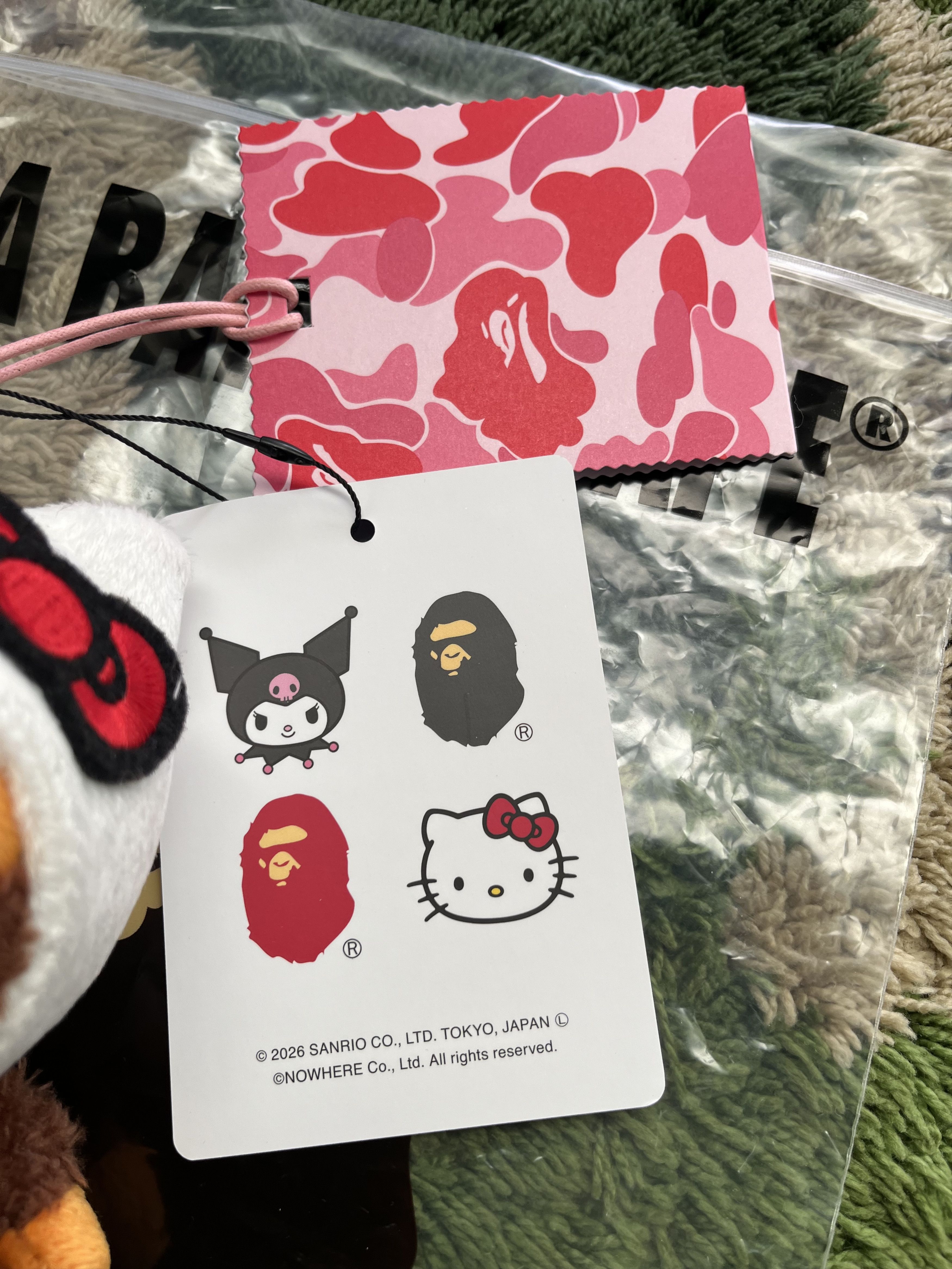 Bape BAPE SANRIO HELLO KITTY PLUSH DOLL KEYCHAIN Size ONE SIZE - 11 Thumbnail