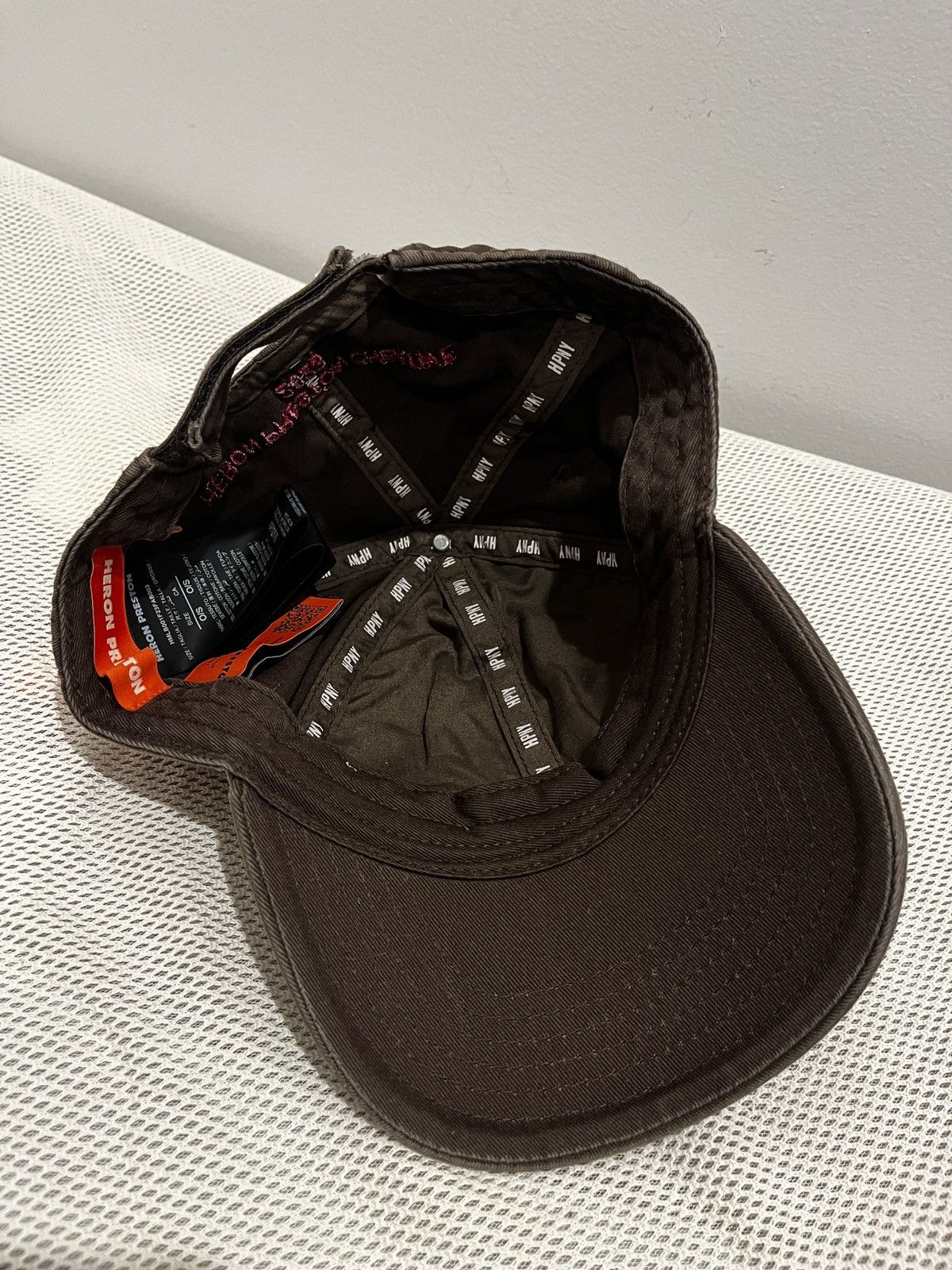Heron Preston Heron Preston STFU Distressed Hat (unisex) Size ONE SIZE - 19 Thumbnail