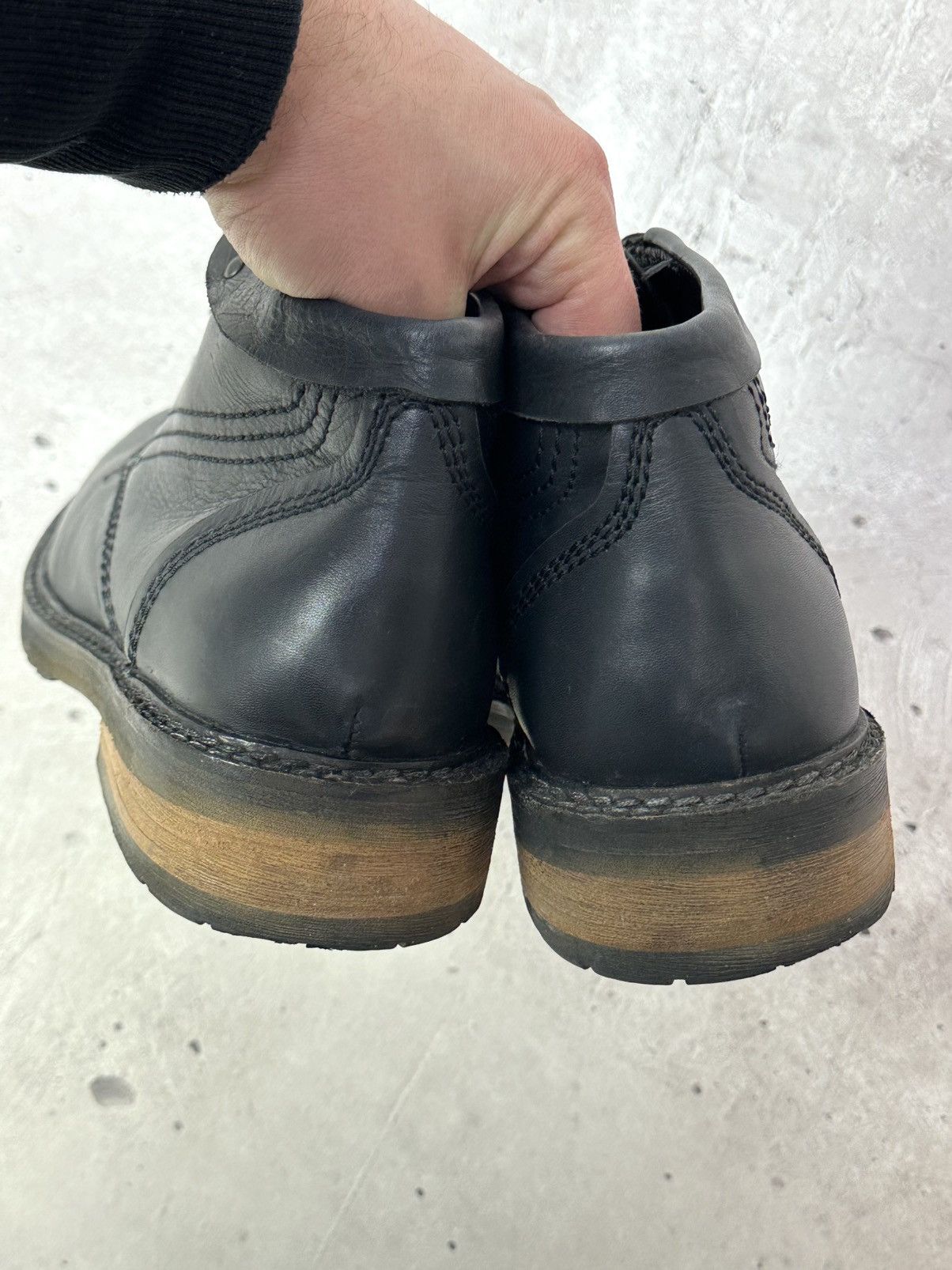 Diesel Diesel Leather Logo Grey Men’s Lace-up Ankle Boots Size US 9.5 / EU 42-43 - 13 Thumbnail
