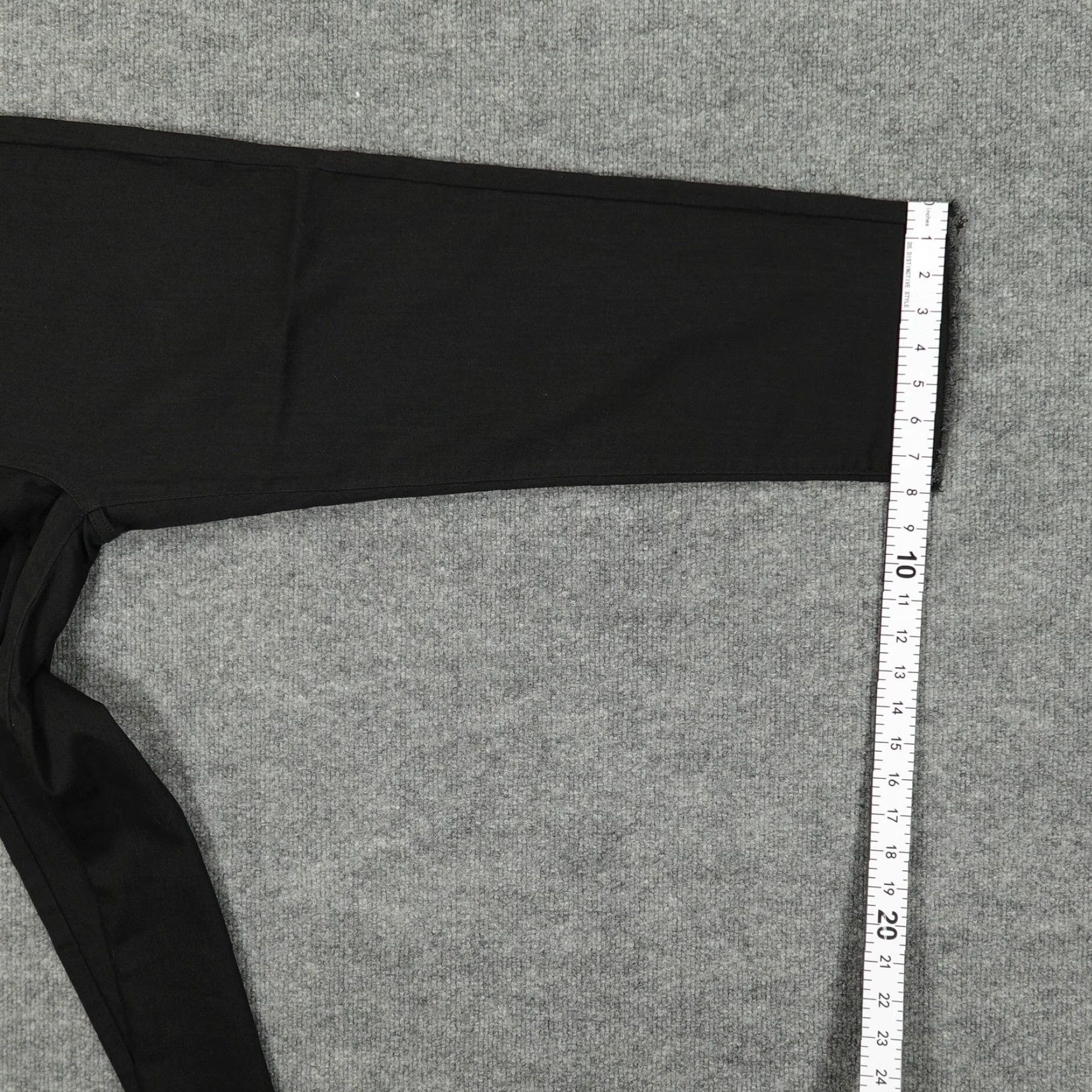 DKNY DKNY Jeans Mens 31 Black Rivington Slim Straight Crop Raw Hem Stretch Jeans Size US 31 - 6 Thumbnail