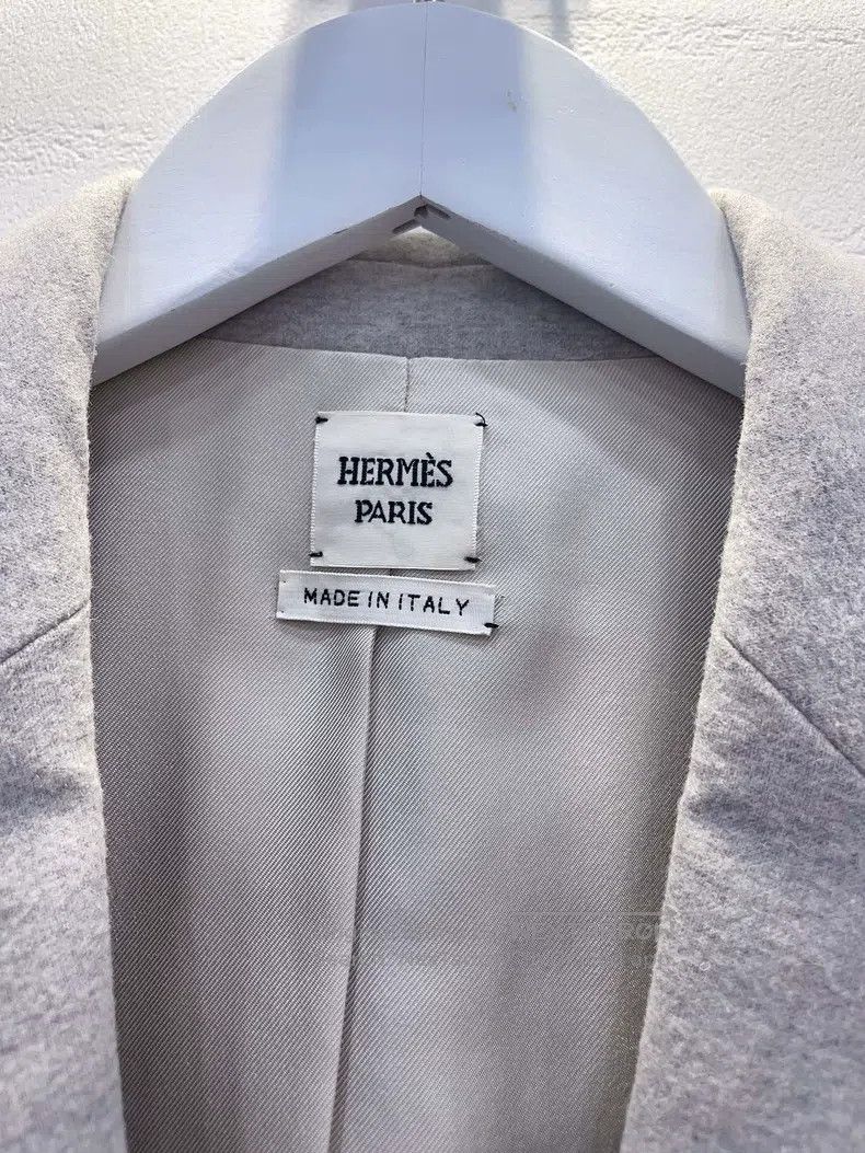 Hermes Hermes Gray blazer Size XS / US 0-2 / IT 36-38 - 3 Thumbnail