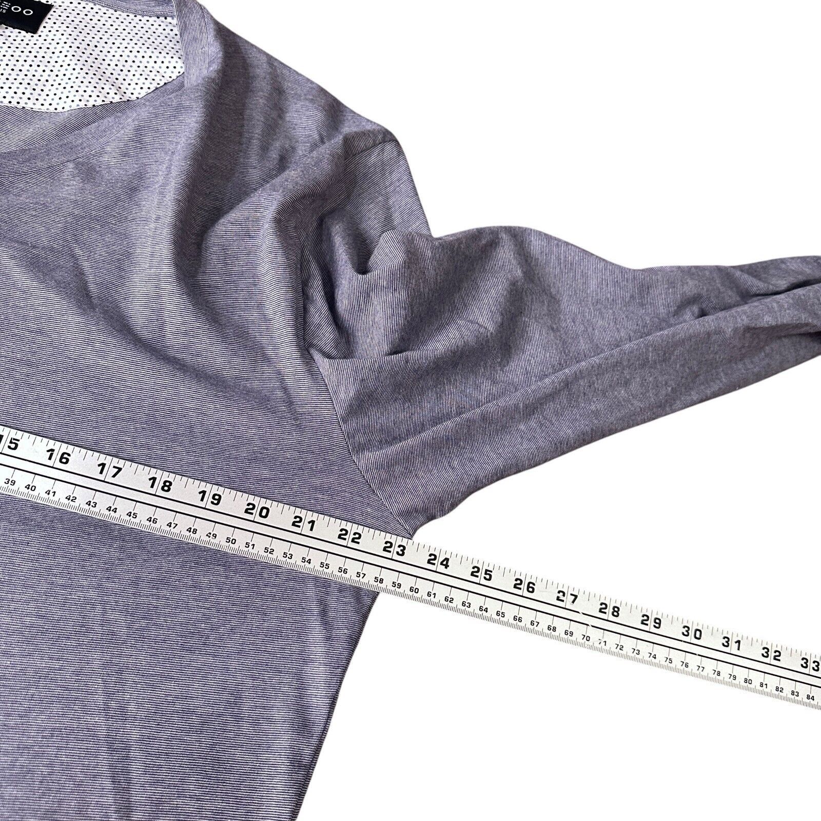 Maceoo Maceoo T-Shirt Mens 2XL XXL 6 Wavy Blue Long Sleeve V-Neck Size US XXL / EU 58 / 5 - 10 Thumbnail
