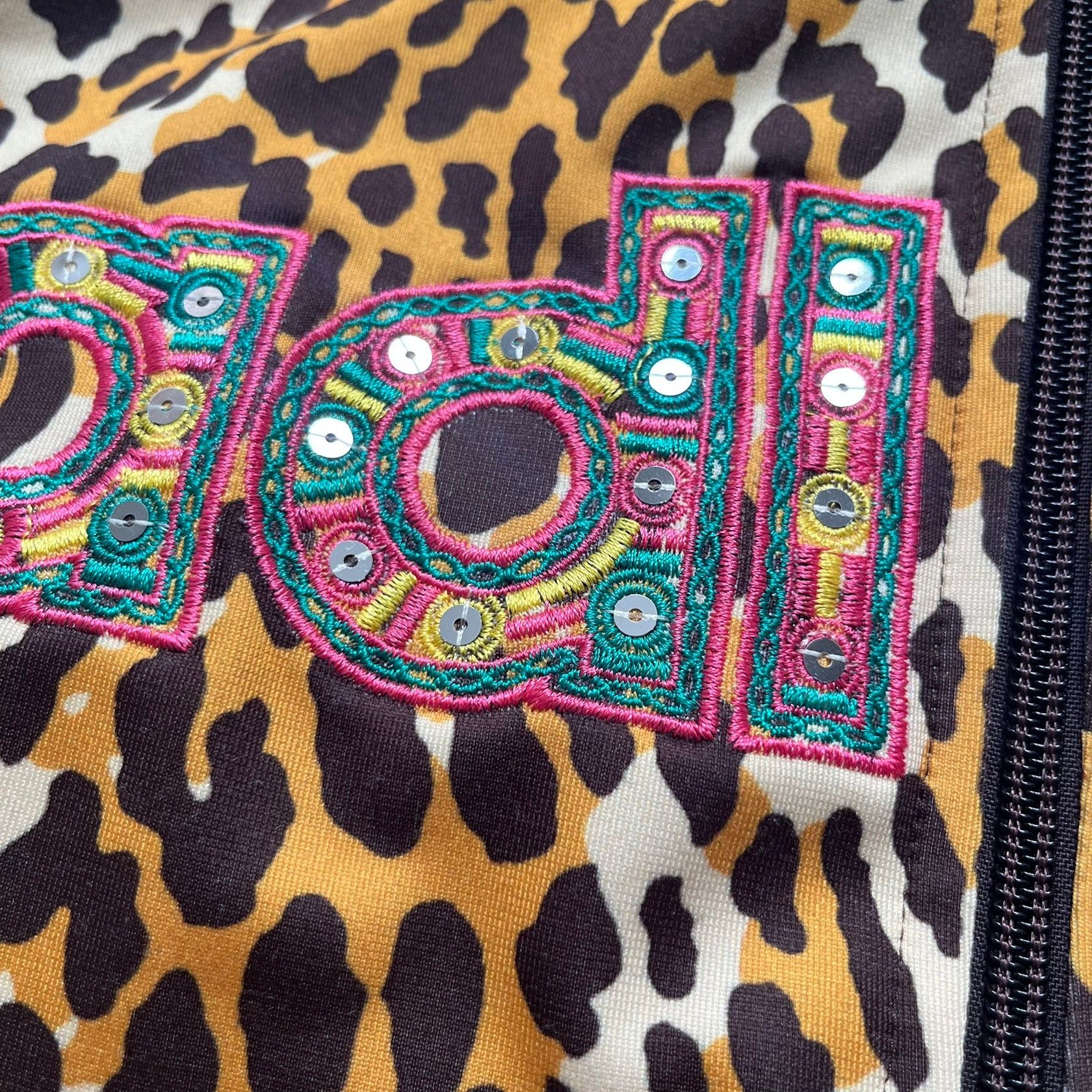 Adidas × Jeremy Scott Adidas Jeremy Scott 2015 Leopard Sequin Track Jacket Size US S / EU 44-46 / 1 - 7 Thumbnail