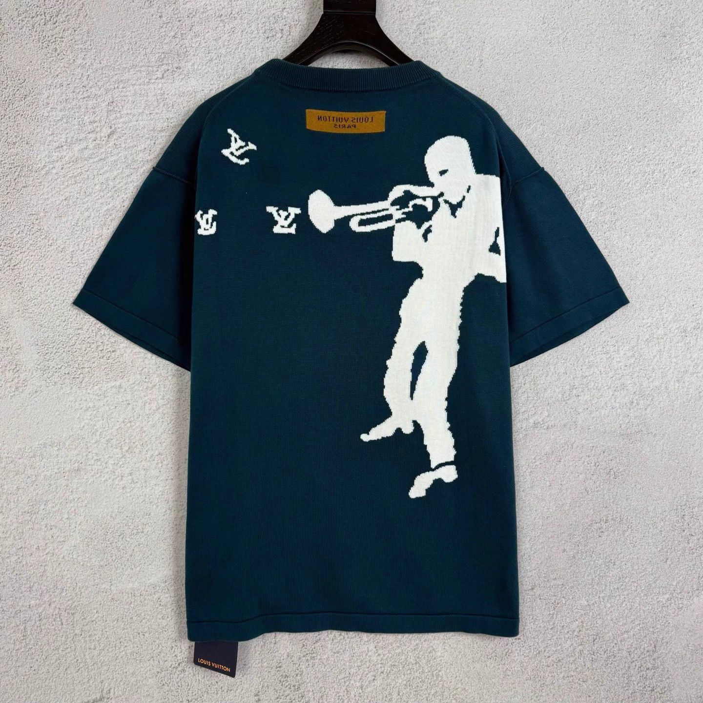 Louis Vuitton LV FW22 Pied Piper short-sleeve tee men's blue M Size US M / EU 48-50 / 2 - 2 Thumbnail