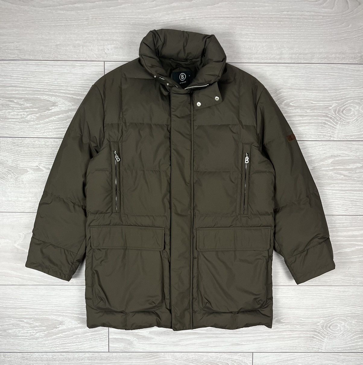 Bogner Bogner Ski Brown Down Puffer Parka Jacket Size US L / EU 52-54 / 3 - 1 Thumbnail