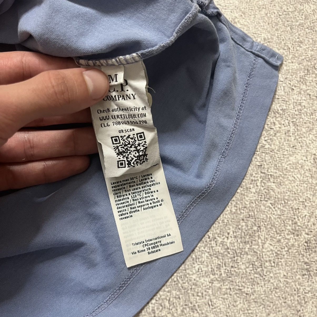 C.P. Company CP Company Polo Shirt Sky Blue Size US M / EU 48-50 / 2 - 5 Thumbnail