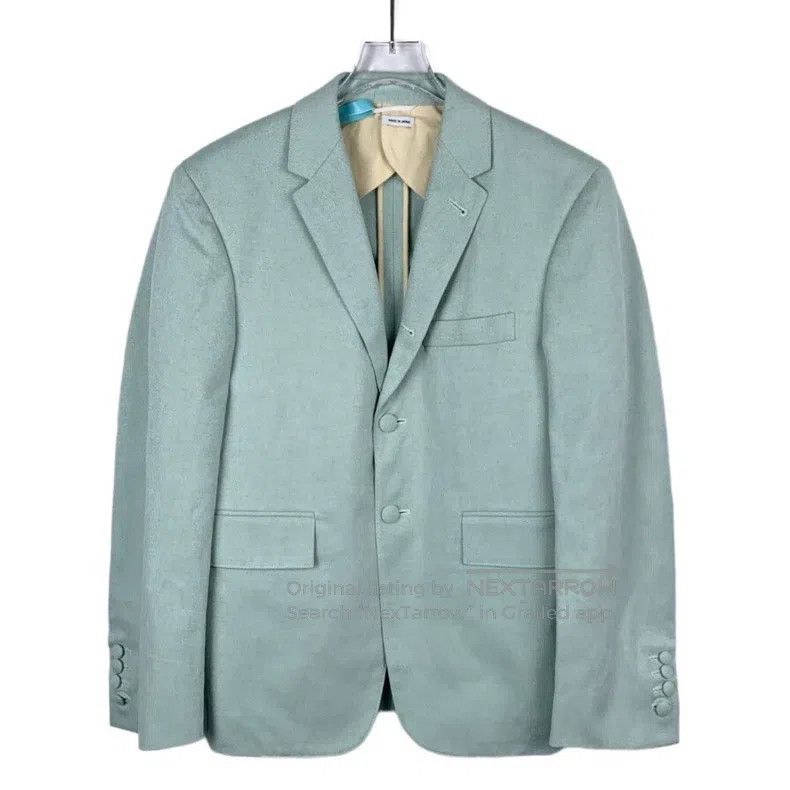 Thom Browne Thom Browne size 00 Flap-collared mint-green cotton suit ja Size 36R - 1 Thumbnail