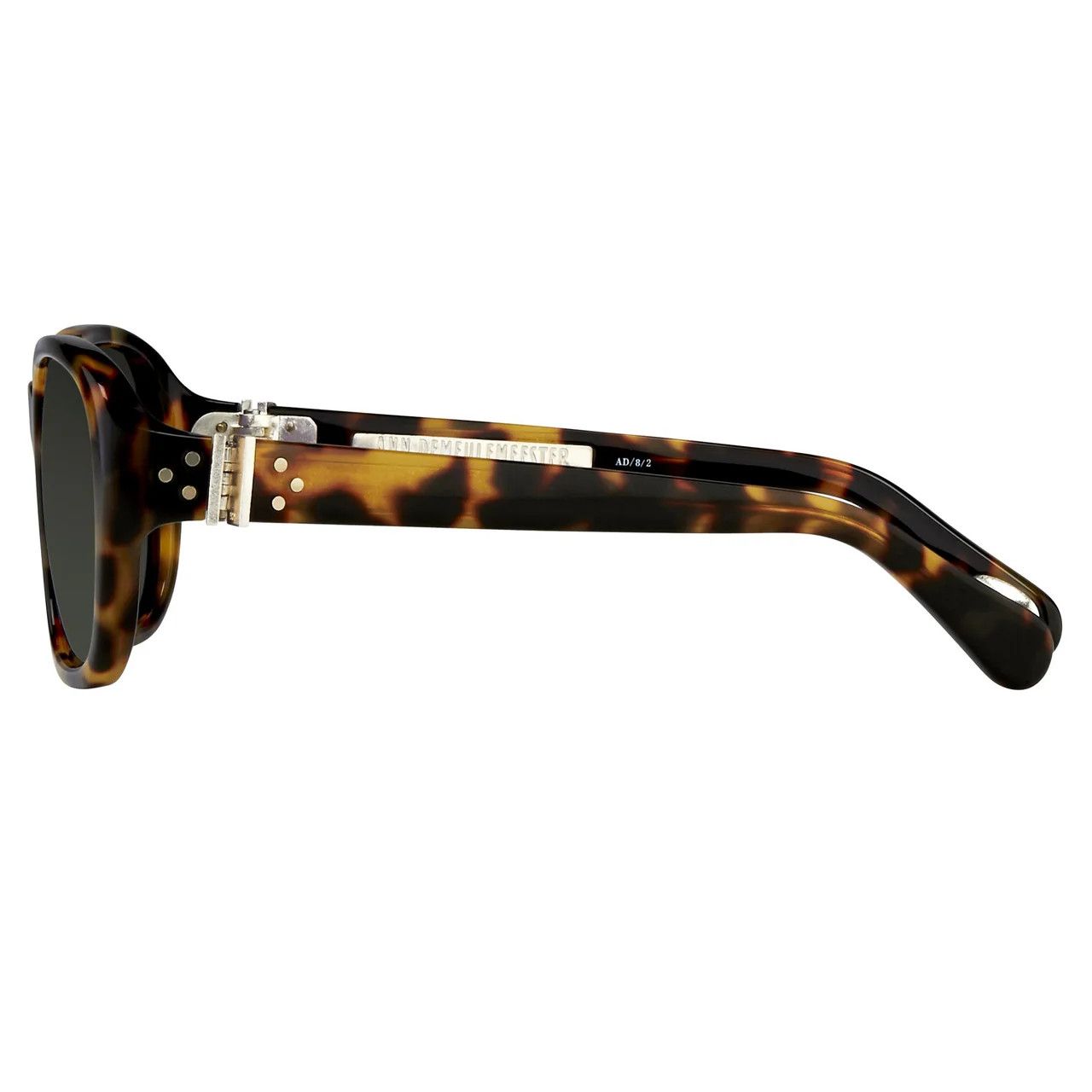Ann Demeulemeester Ann Demeulemeester Sunglasses Oval Tortoise Shell and Grey Size ONE SIZE - 3 Thumbnail