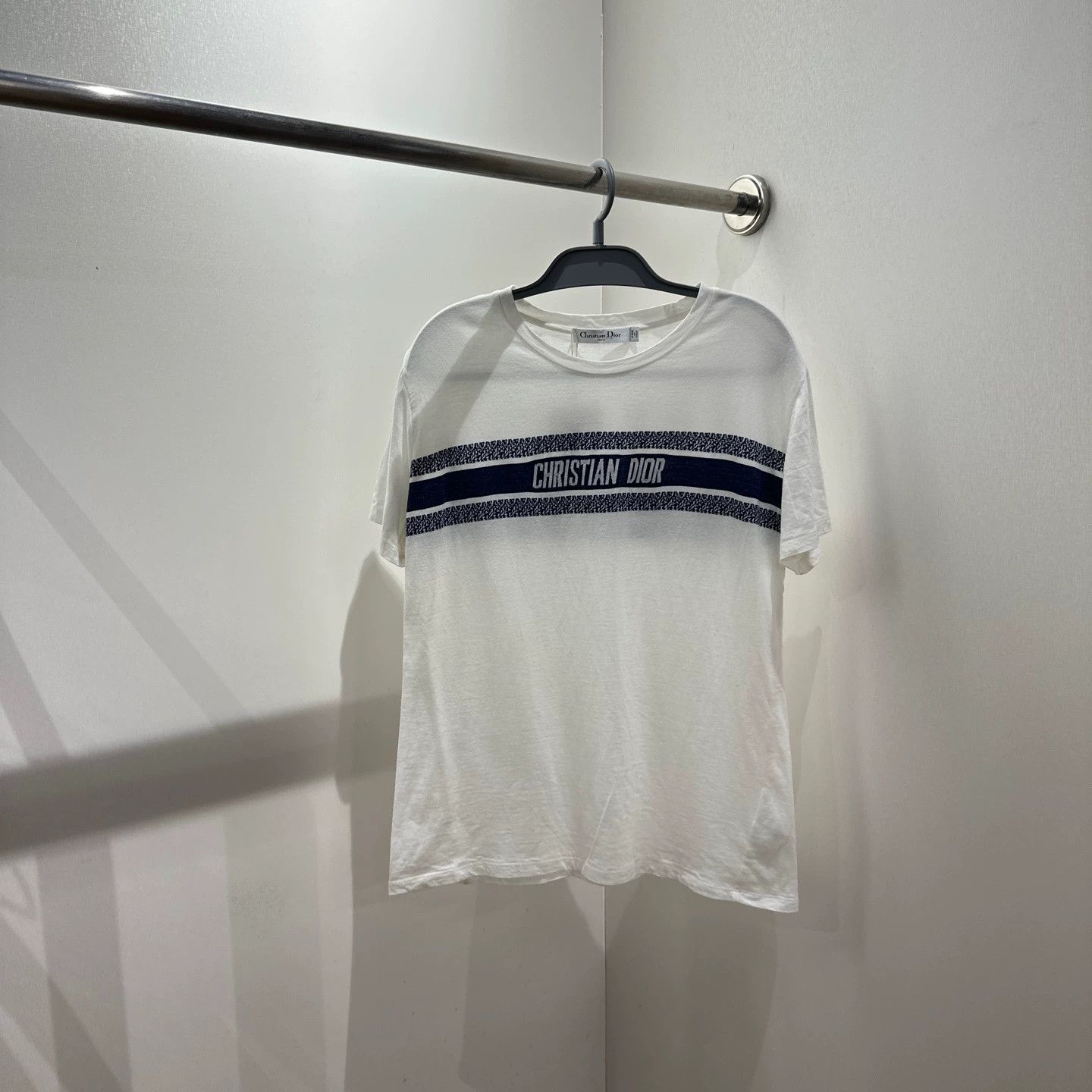 Christian Dior Monsieur Dior may414 Classic Slogan Letter Cotton XL SS Size XL / US 12-14 / IT 48-50 - 1 Thumbnail