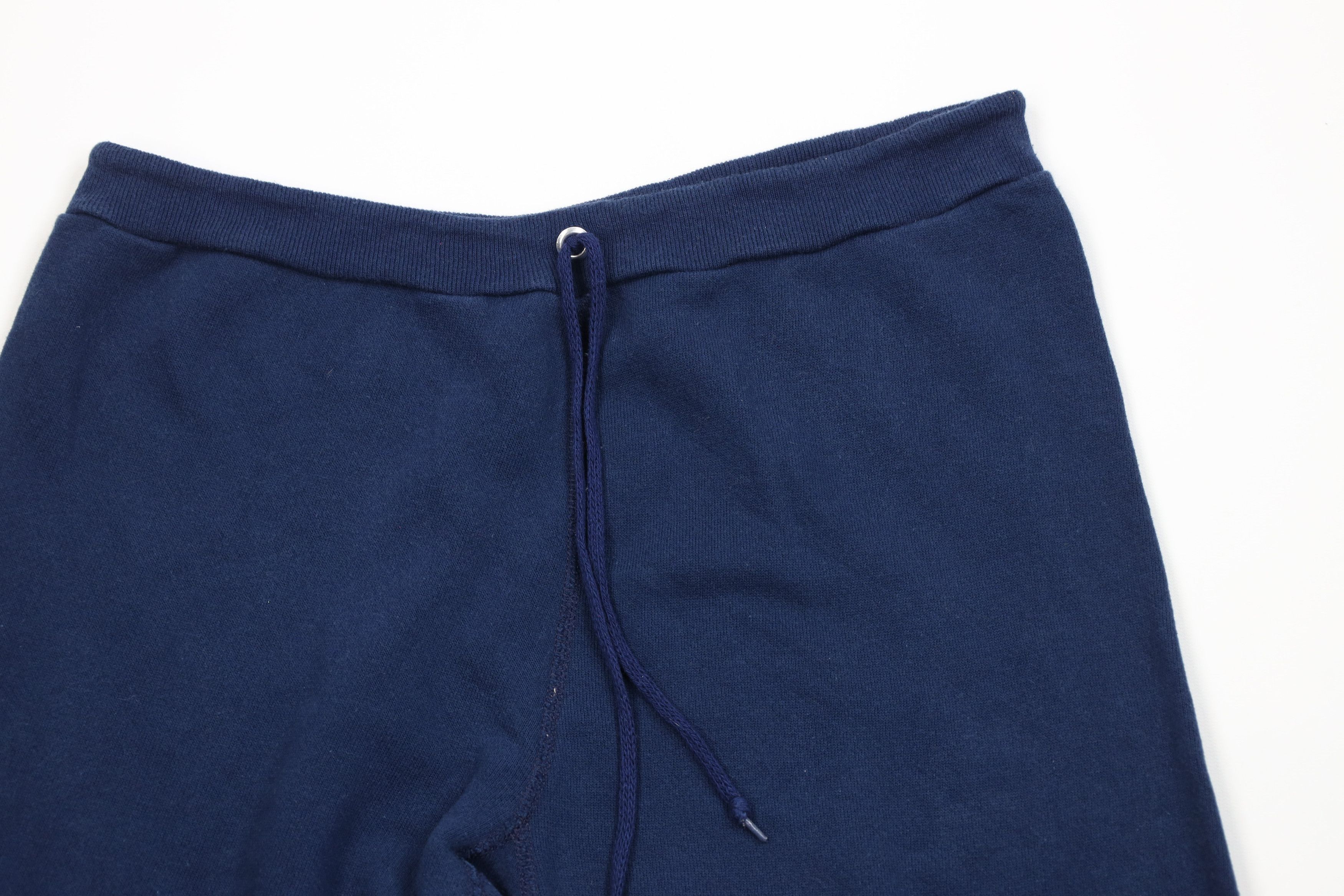 Vintage Vintage 70s 80s Streetwear Sweatpants Joggers Navy Blue USA Size US 34 / EU 50 - 2 Thumbnail