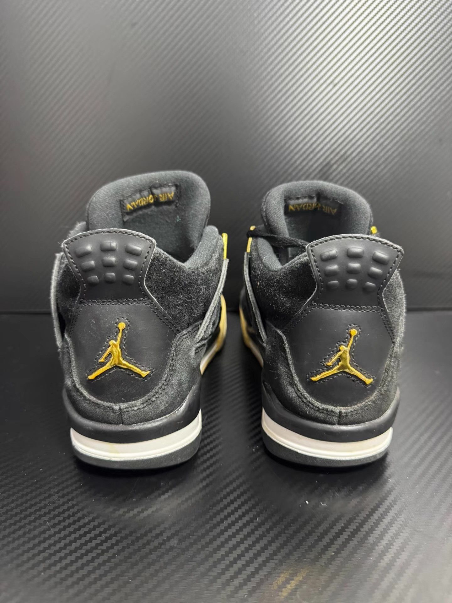 Nike Air Jordan 4 Black Q10 Size US 5 / EU 37 - 3 Thumbnail