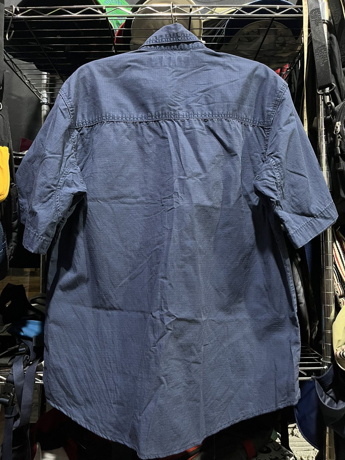 Vintage Wrangler Riggs Workwear Shirt Logo Size US M / EU 48-50 / 2 - 2 Thumbnail