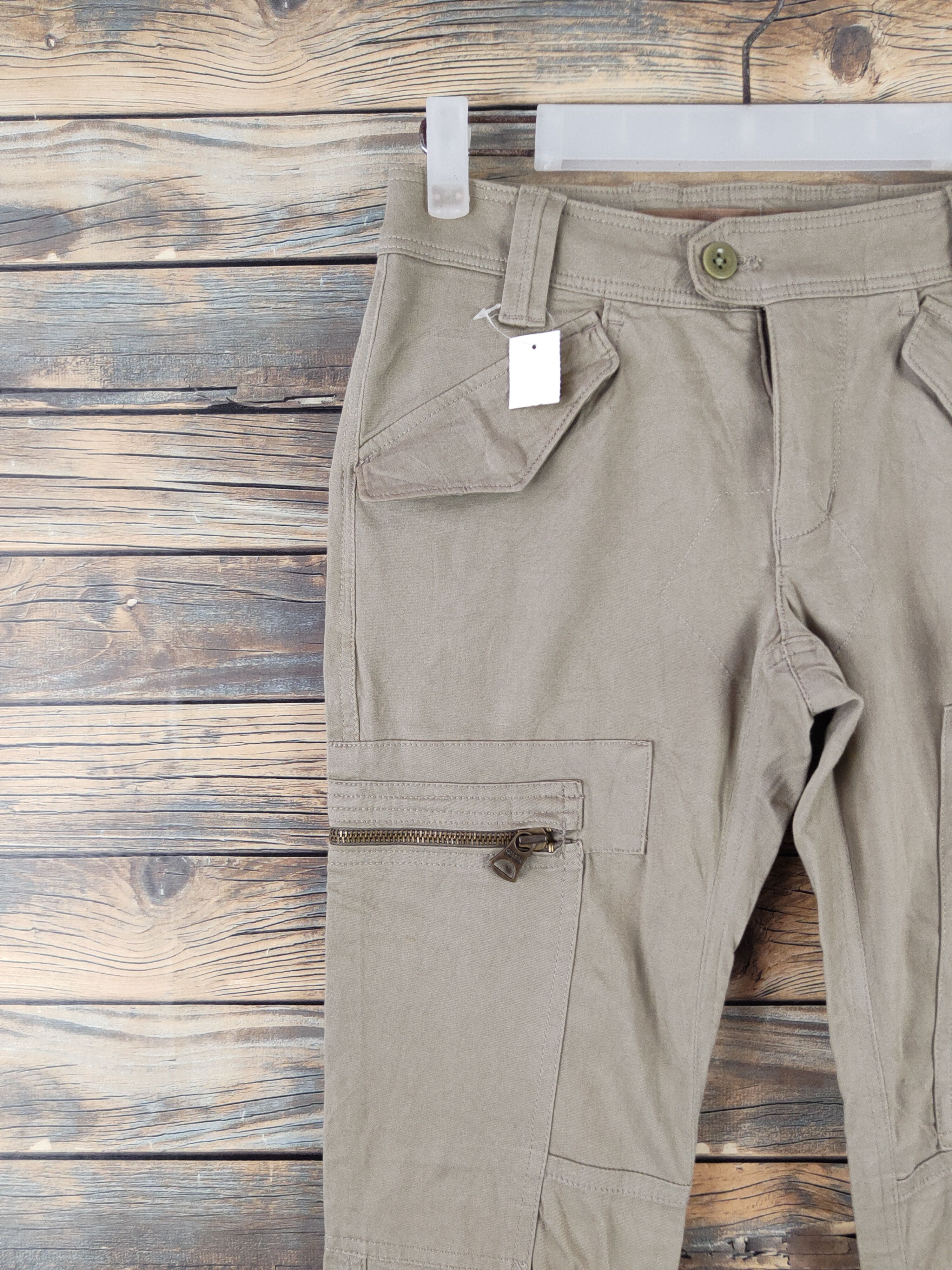 Ralph Lauren DLL Ralph Lauren Beige Multipocket Tactical Cargo Pants #189 Size 26" / US 2 / IT 38 - 3 Thumbnail