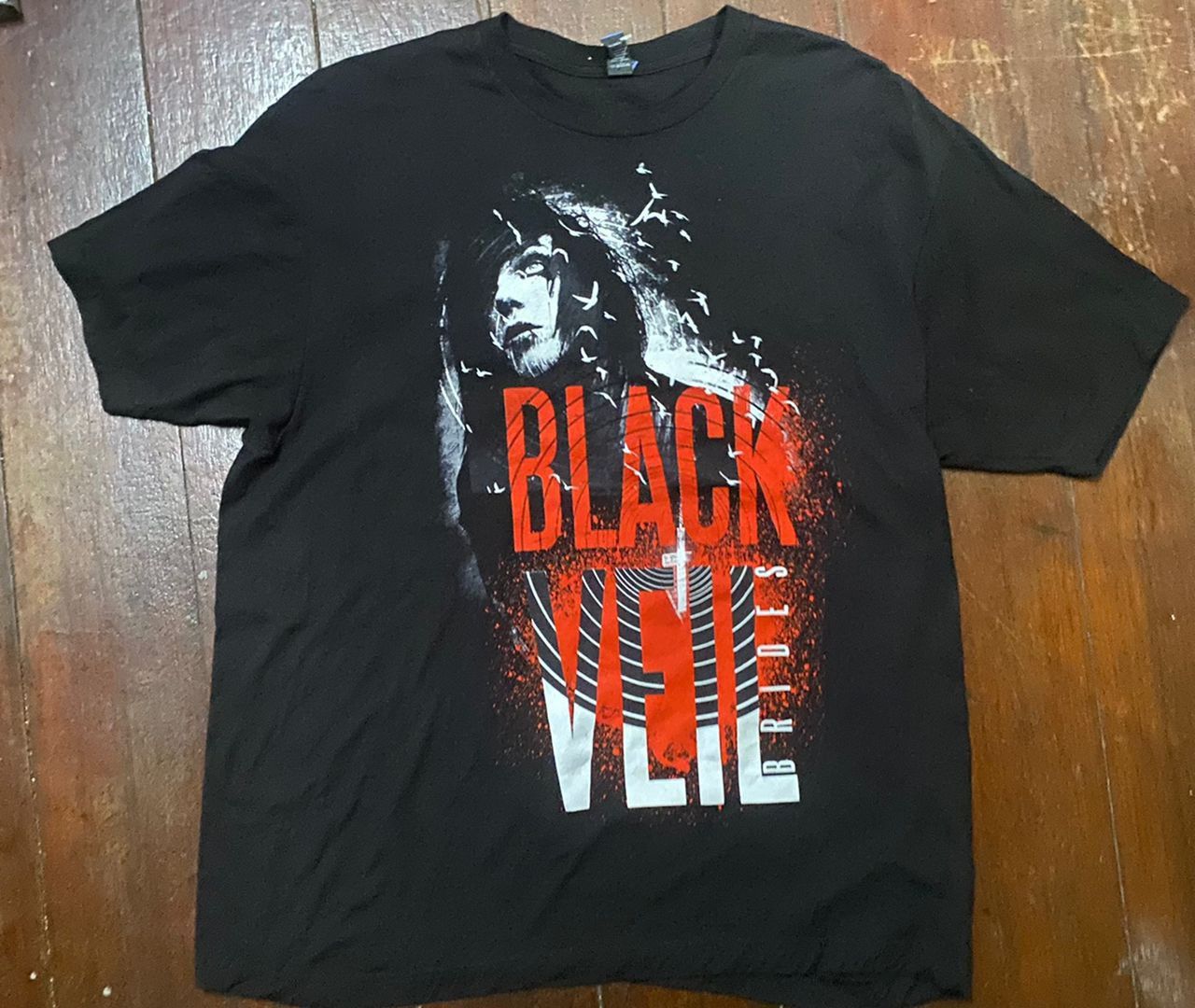 Band Tees × Tultex Black vile brides band printed tshirt by tultex Size US XL / EU 56 / 4 - 2 Thumbnail