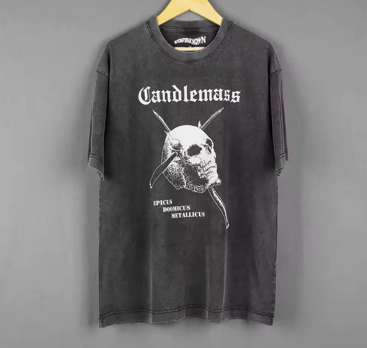 Japanese Brand × Vintage Heavy Metal "CANDLEMASS" Graphic Printed Cotton Tshirt Size US XL / EU 56 / 4 - 1 Thumbnail