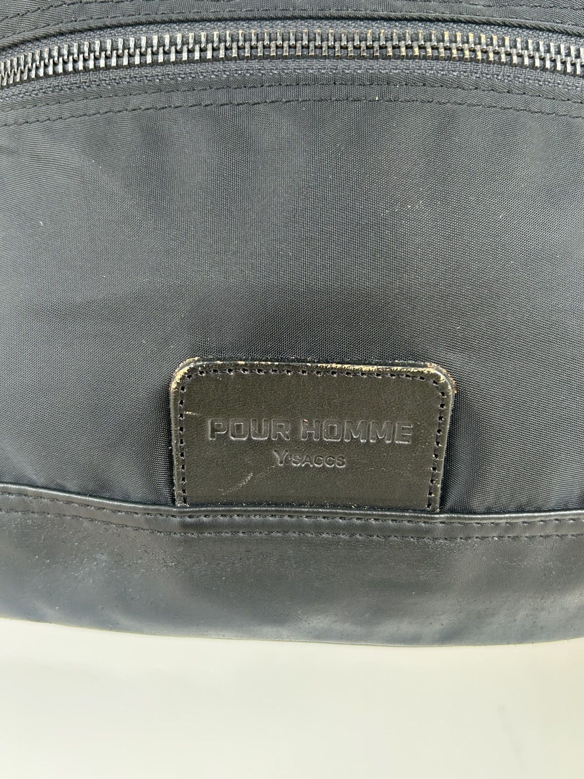 Y's Y’s Pour Homme Vintage Black Nylon Shoulder Bag Size ONE SIZE - 4 Thumbnail