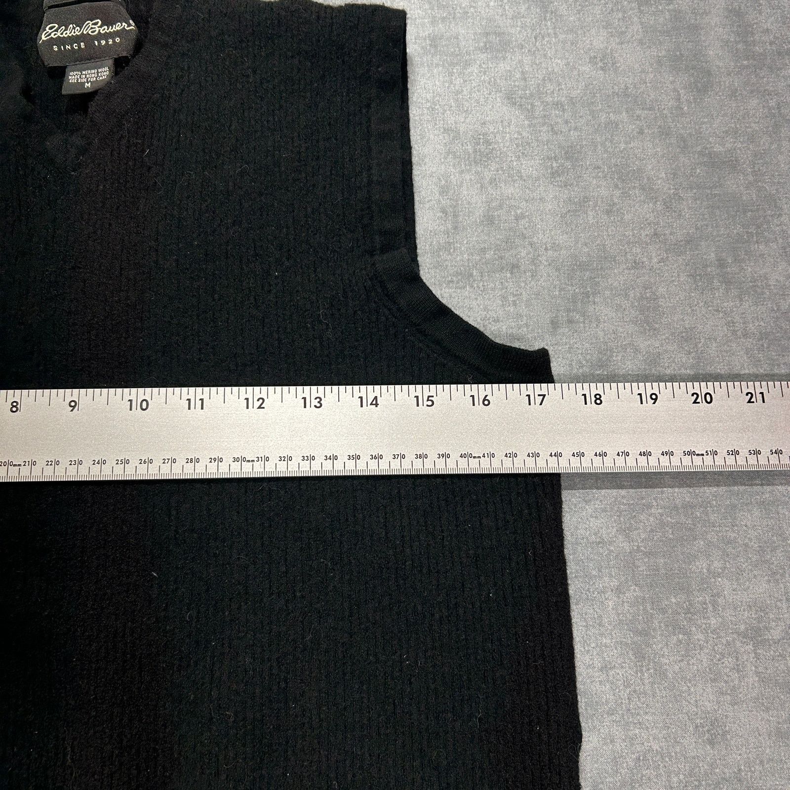 Eddie Bauer Eddie Bauer Fine Italian Merino wool knit sleeveless top Med Size M / US 6-8 / IT 42-44 - 4 Thumbnail