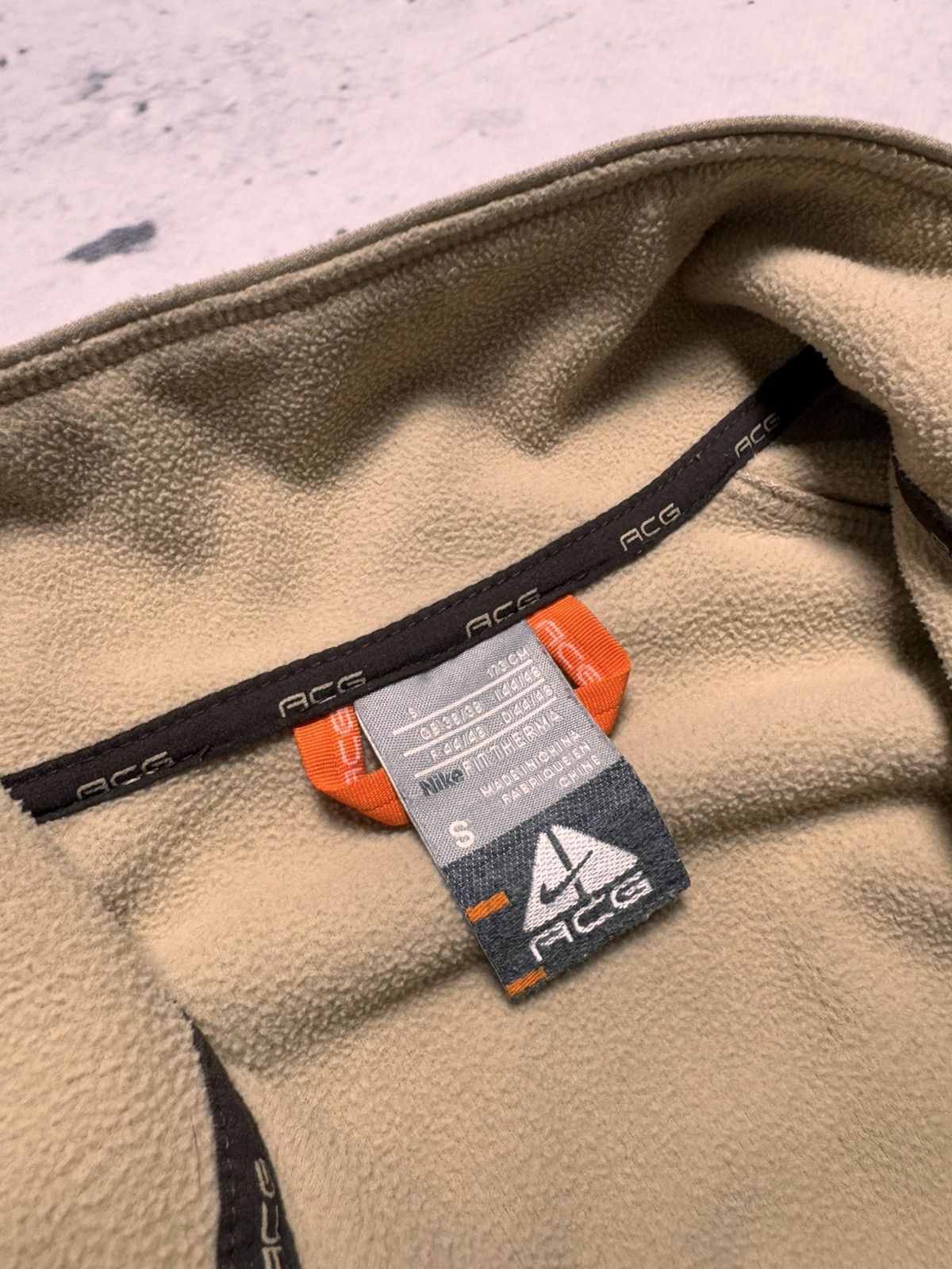 Nike × Nike ACG × Vintage NIKE ACG TEDDY FLEECE VINTAGE BASIC LOGO ZIP HOODIE Size US S / EU 44-46 / 1 - 6 Thumbnail