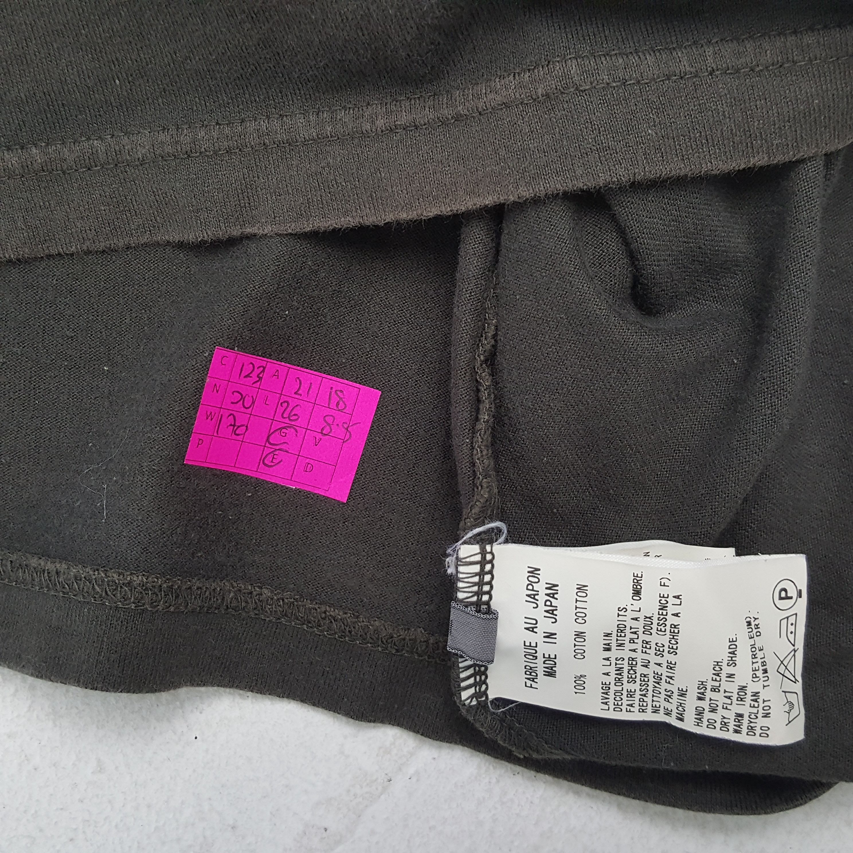 Y'S YOHJI YAMAMOTO Designer Brand Custom Art Logo Tshirt