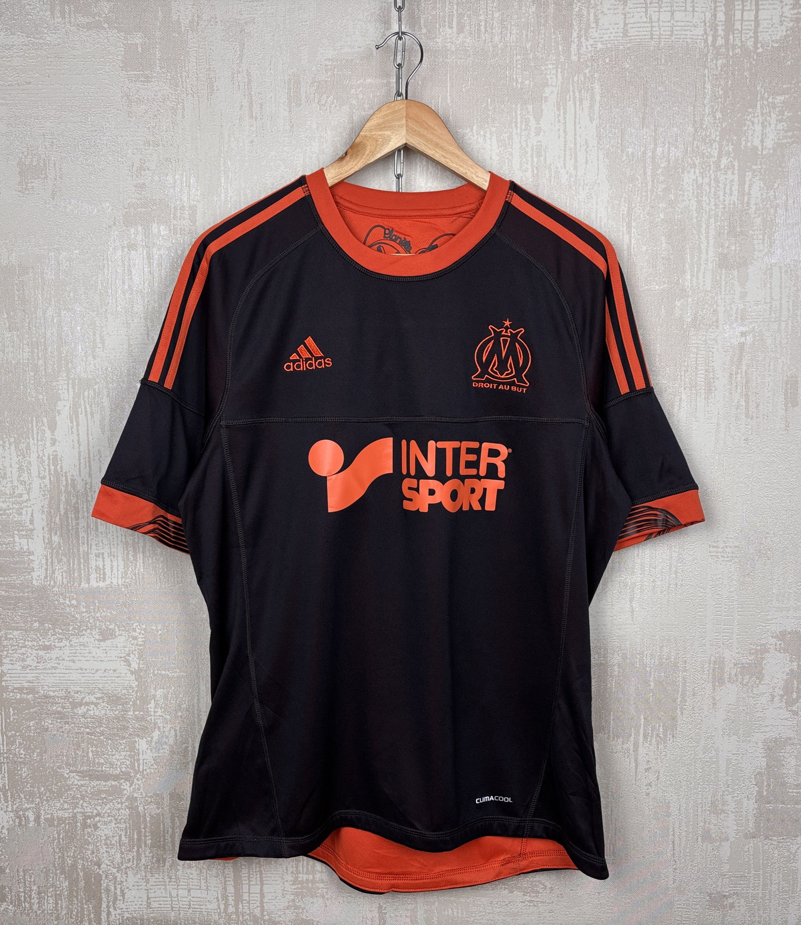 Adidas Olympique Marseille 2012 2013 Third Football Soccer Jersey Size US L / EU 52-54 / 3 - 3 Thumbnail