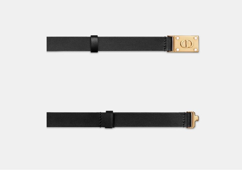 Dior o1w1db10325 Size: OS / B0577UB D-Treasure Belt in Black Size ONE SIZE - 3 Thumbnail