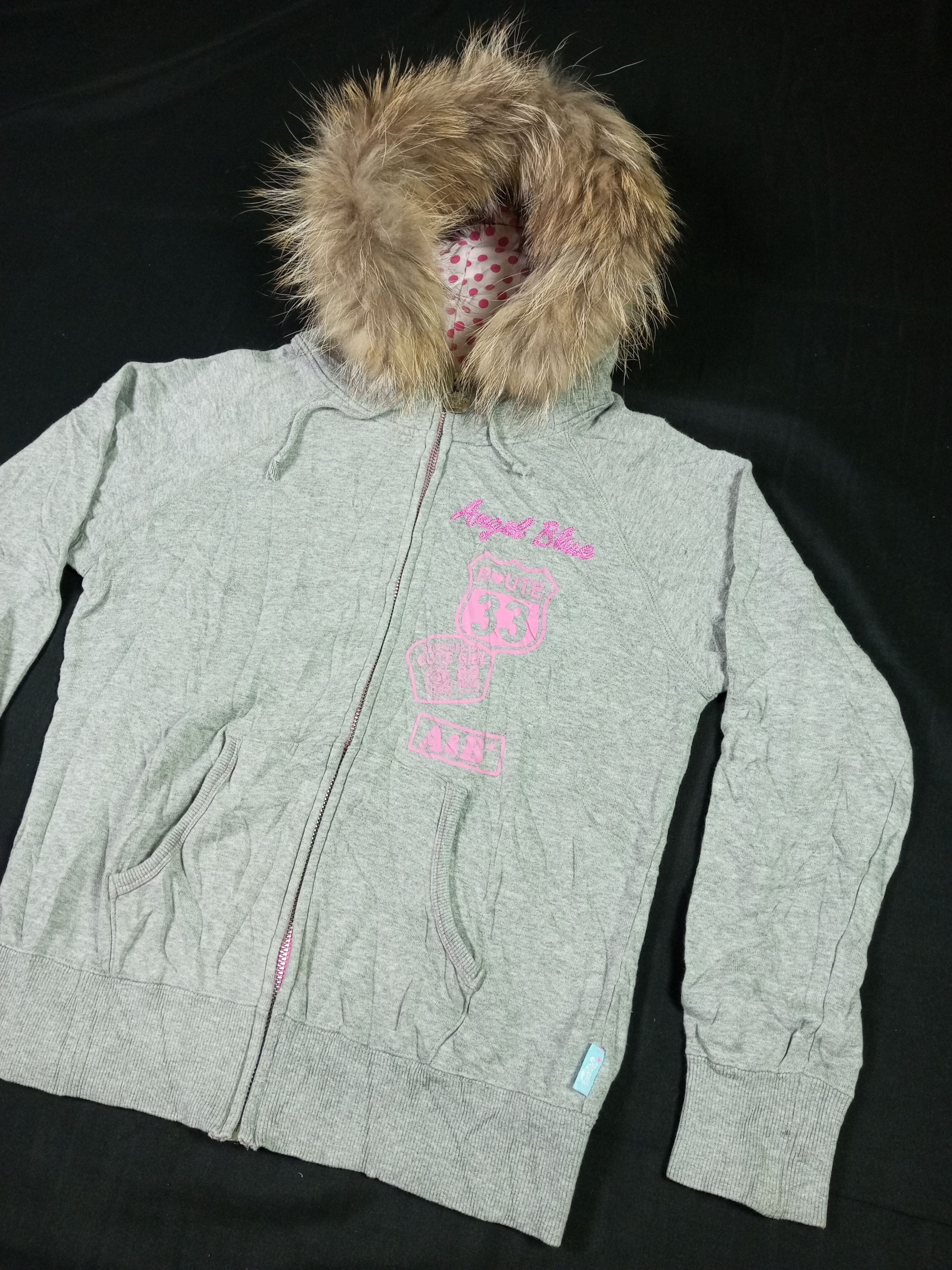 Angel Blue Women’s Size L on tag 00s Angel Blue Fur Hoodie Size L / US 10 / IT 46 - 2 Thumbnail