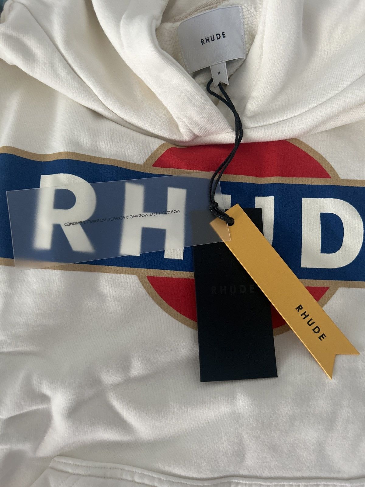 Rhude Vintage white Rhude Hoodie Size US M / EU 48-50 / 2 - 5 Thumbnail