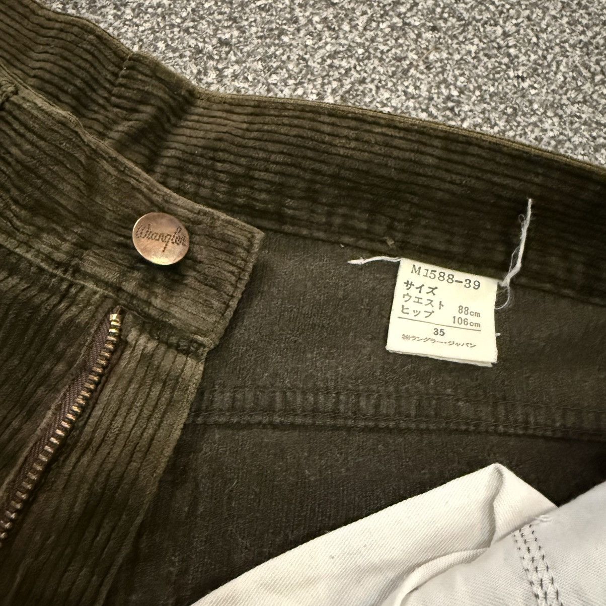 14th Addiction 🔥🇯🇵 Vintage 90s Corduroy Wrangler Blue Bell Wideleg Denim Size US 35 - 10 Thumbnail