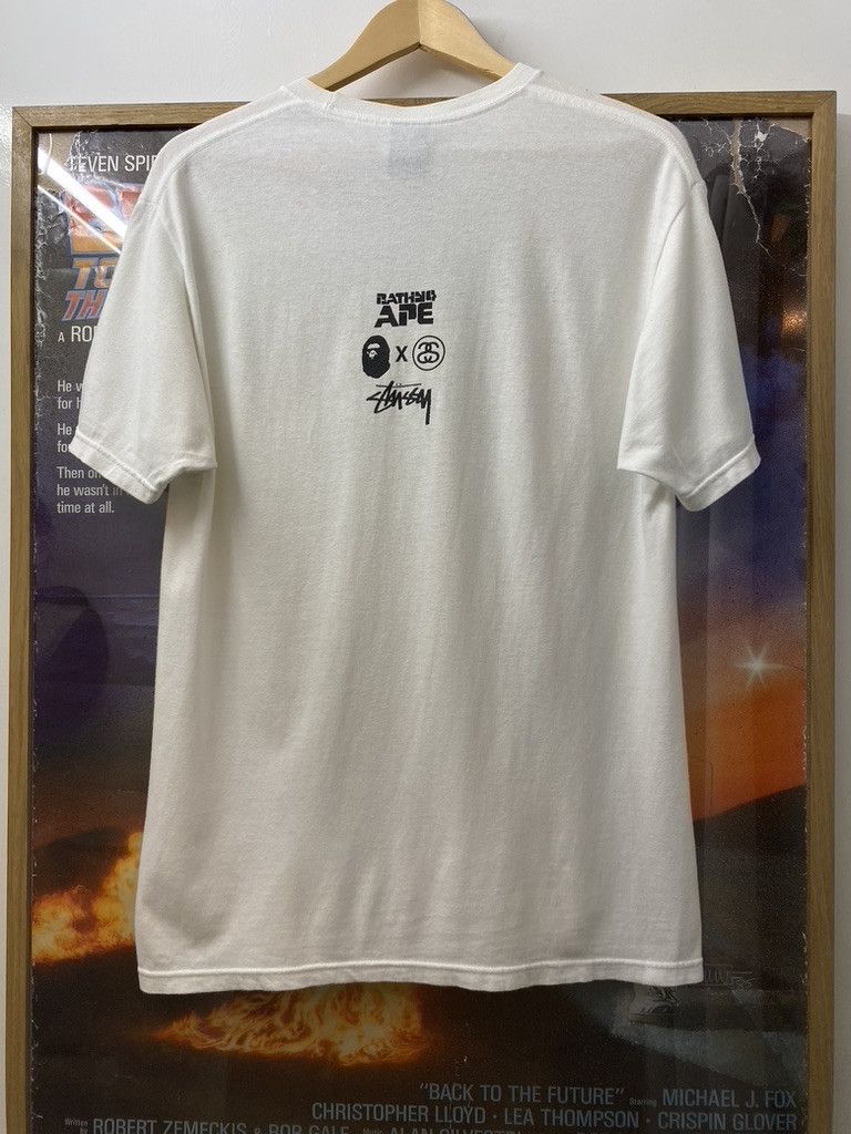 Bape × Stussy 2010 Bape x Stussy Survival Of The Fittest T Shirt Size US M / EU 48-50 / 2 - 2 Thumbnail