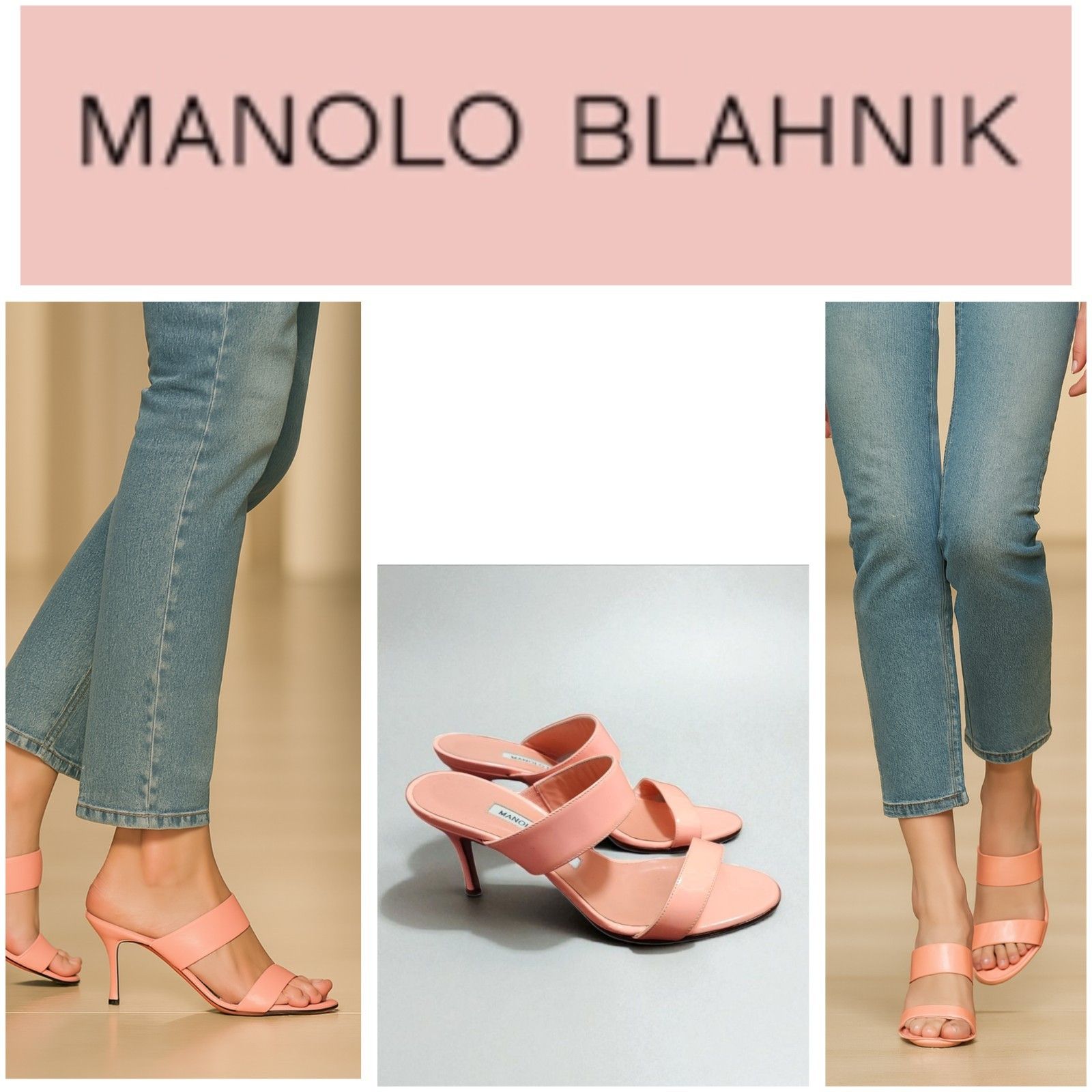 Manolo Blahnik Manolo Blahnik Coral High Heel Shoes Sleek Design Size 36 Size US 5.5 / IT 35.5 - 1 Thumbnail