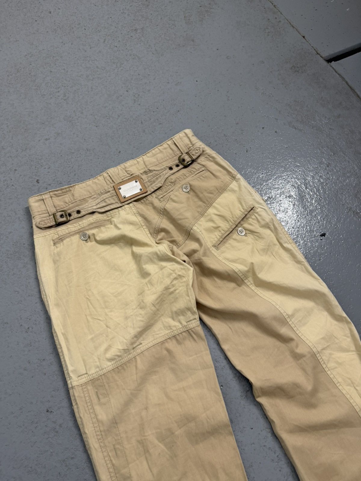 Dolce & Gabbana Dolce & Gabbana Reconstructed Cargo Multi-pocket Pants Size US 34 / EU 50 - 12 Thumbnail