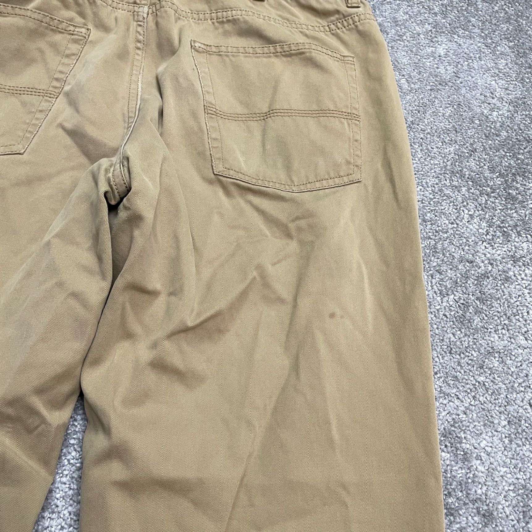 Vintage L.L. Bean Chino Pants Mens 34x30 Straight Brown Casual 100% Cotton Size US 34 / EU 50 - 4 Thumbnail