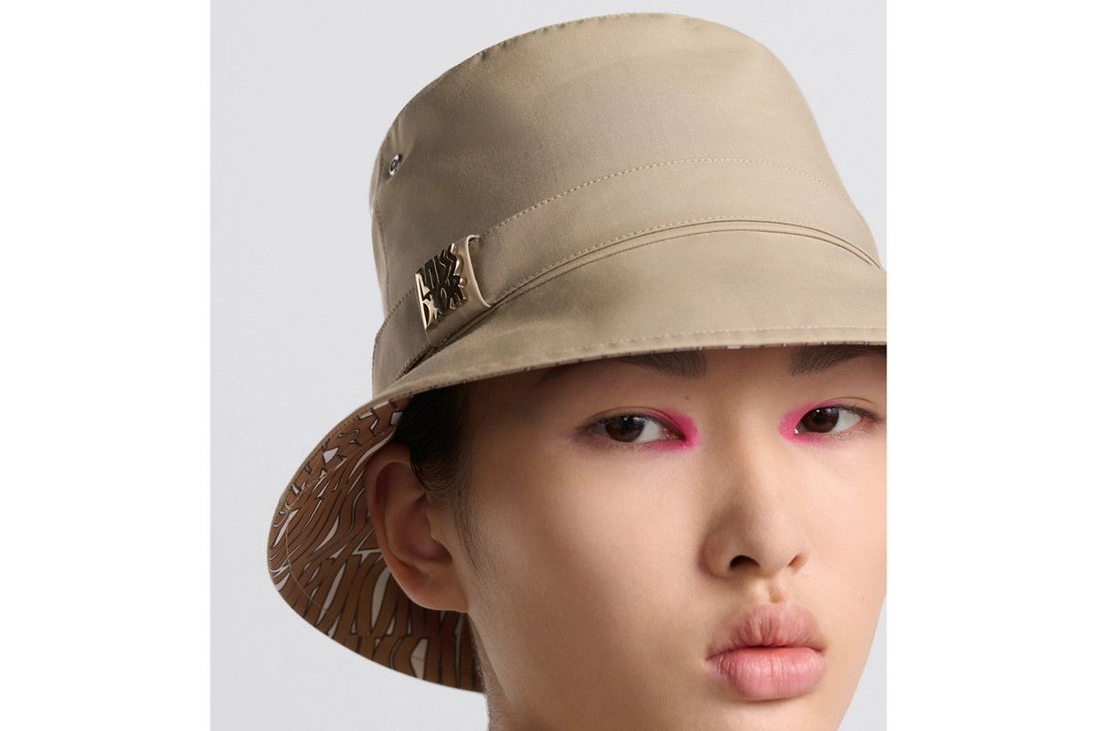 Dior o1bcso1str0226 Size:OS/Small Brim Bucket Hat in Beige Size ONE SIZE - 7 Thumbnail