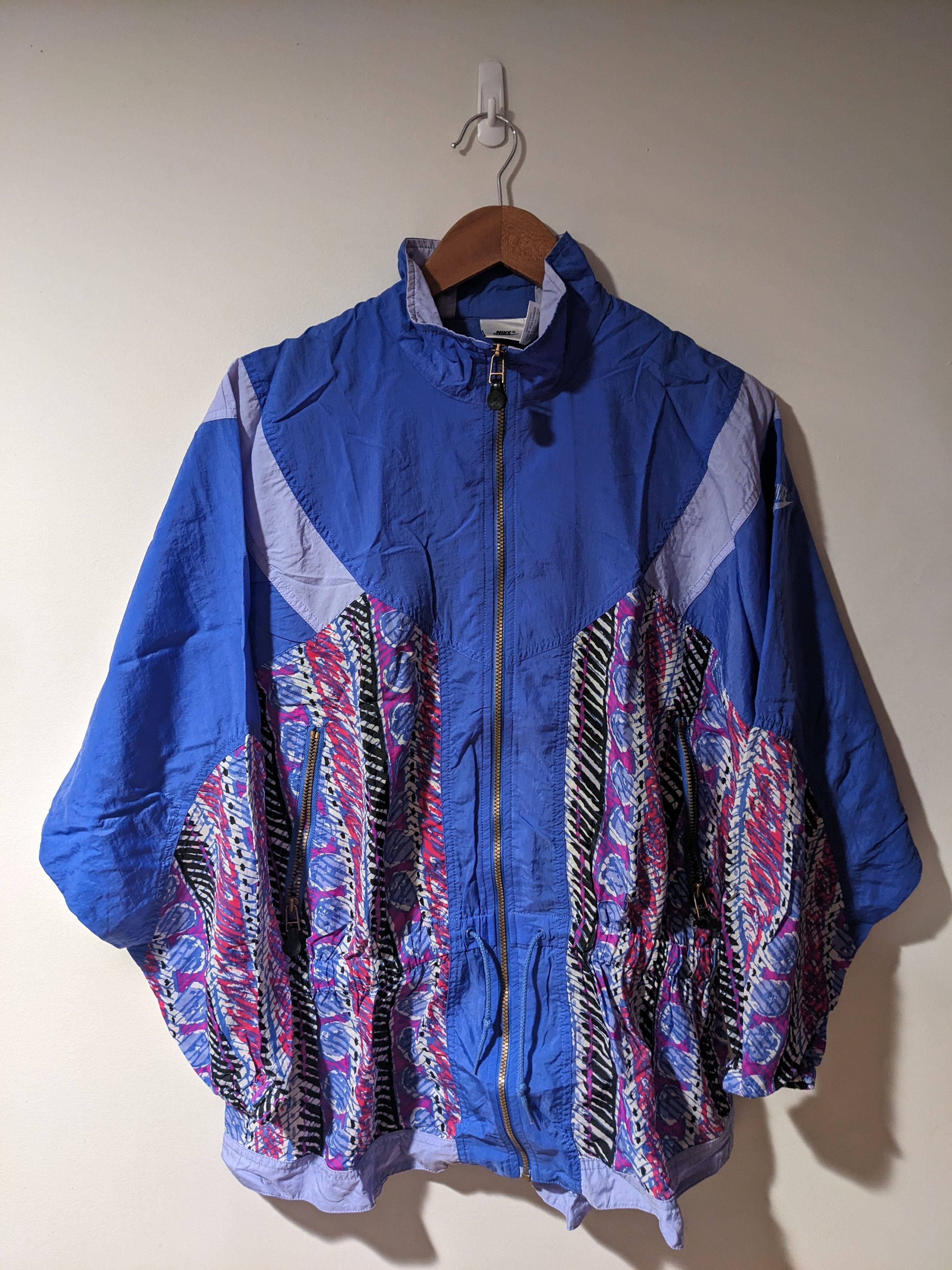 Nike × Vintage Vintage Y2K Nike Swoosh Essential Medium Womans Windbreaker Size US M / EU 48-50 / 2 - 1 Thumbnail