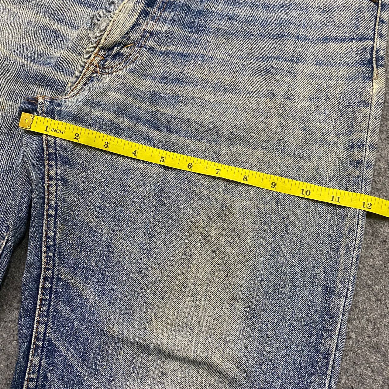 Levi's Vintage 90s Levis 502 Distressed denim Kurt Cobain Style Size US 32 / EU 48 - 6 Thumbnail