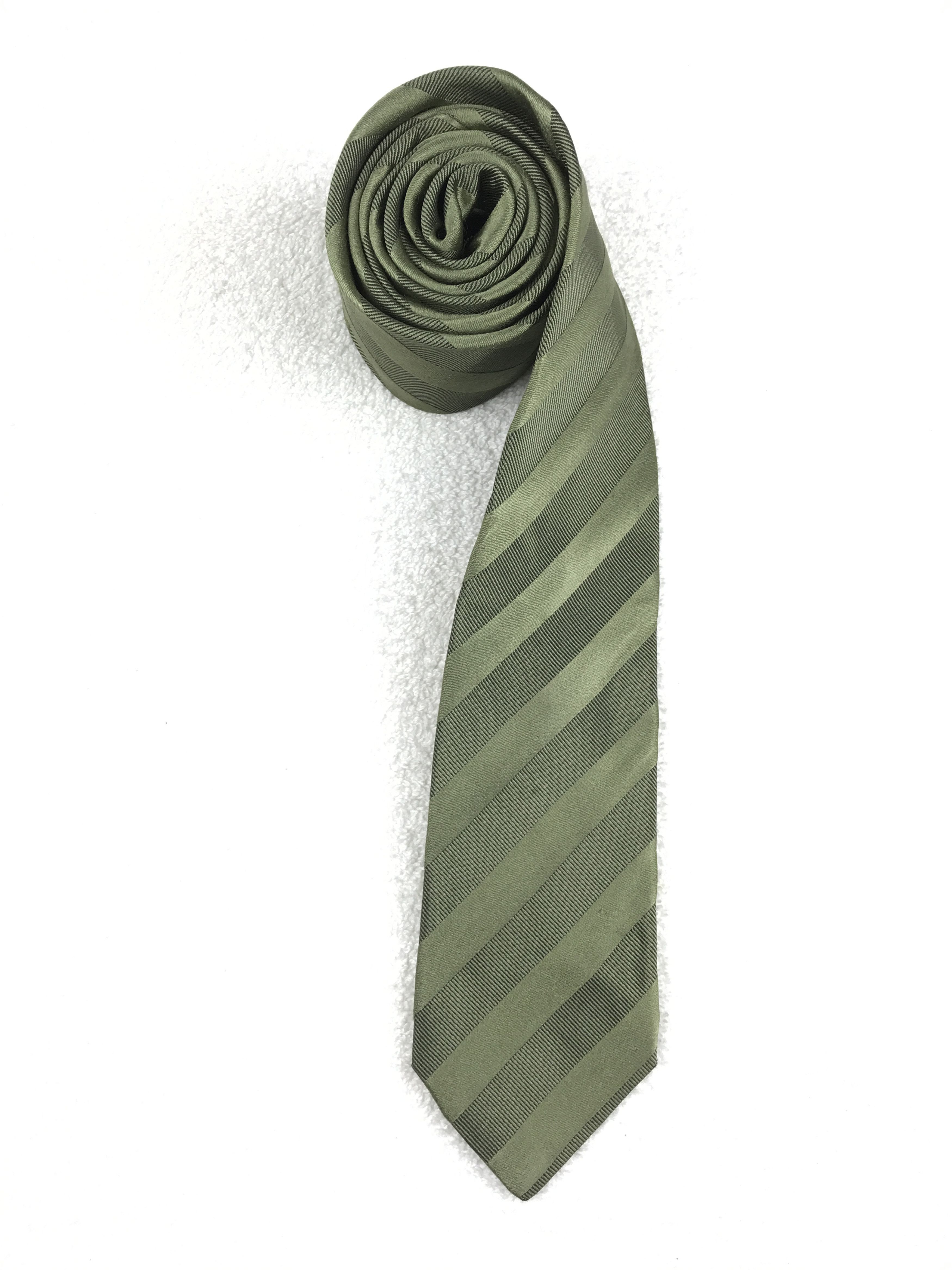 Designer × Lanvin × Vintage Vintage Lanvin 80% Silk 20% Cotton Necktie Size ONE SIZE - 2 Thumbnail