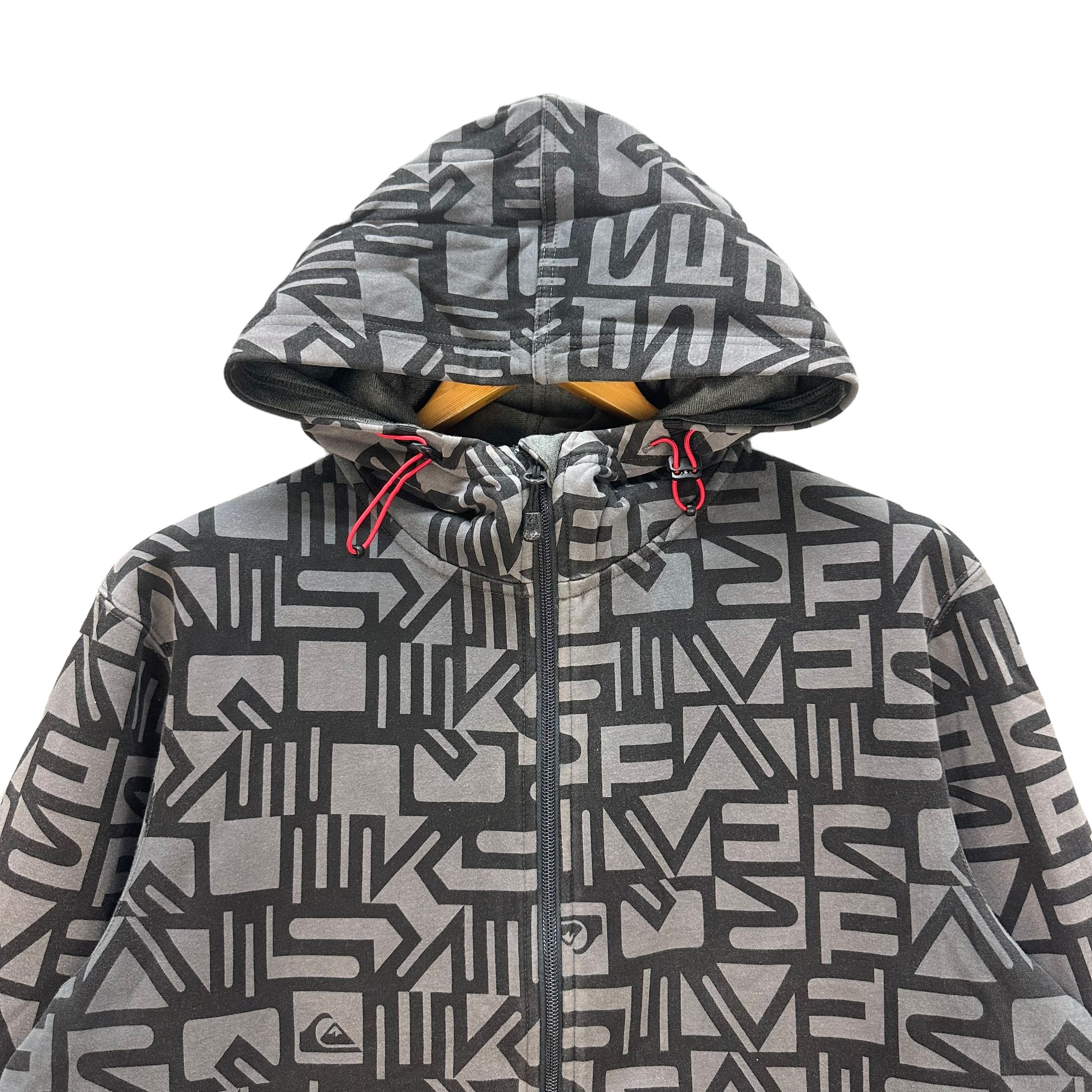 Quiksilver QUIKSILVER ALLOVER PRINT ZIPPER HOODIES #8711-022 Size US L / EU 52-54 / 3 - 2 Thumbnail