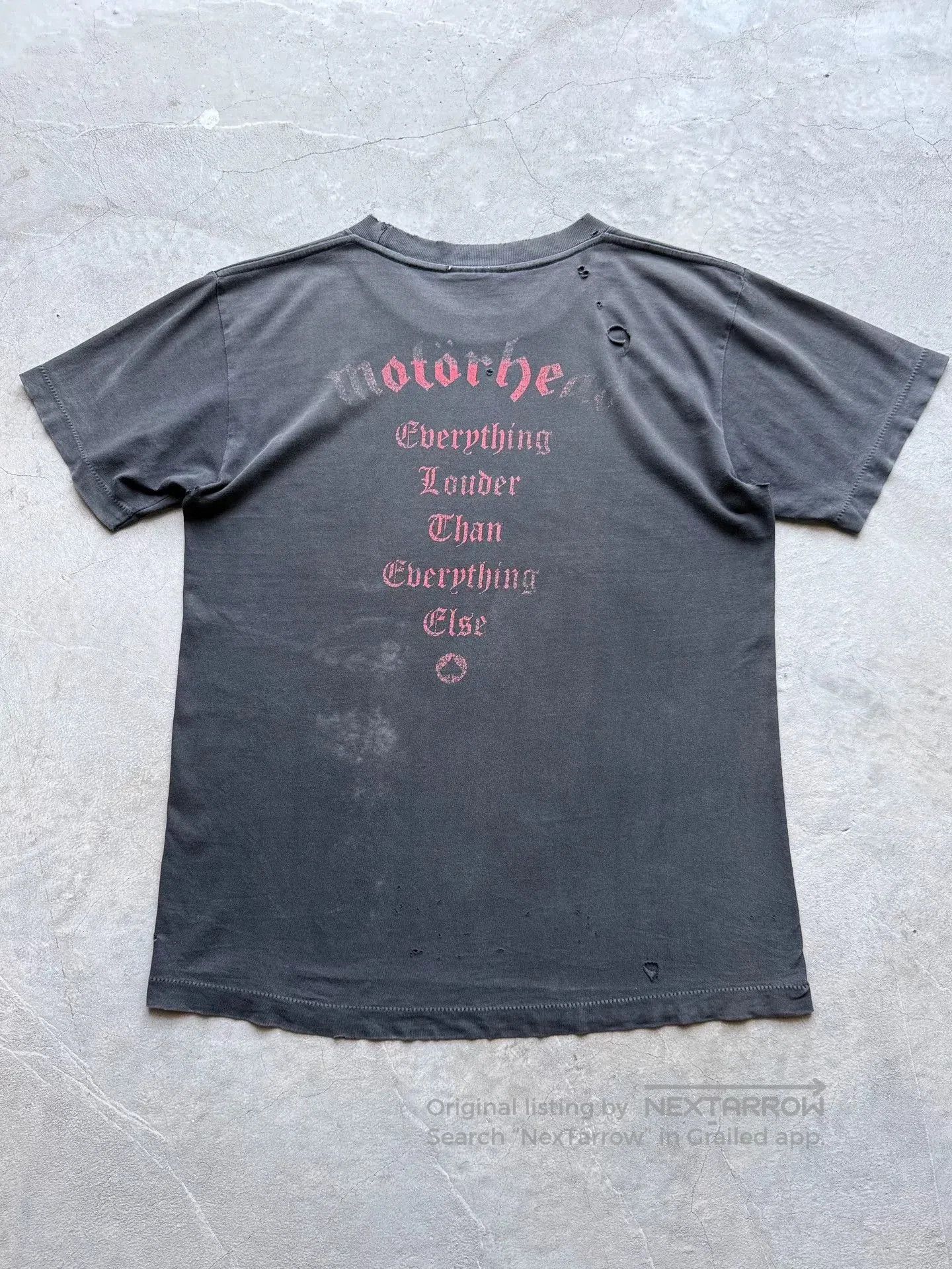 Vintage Vintage 90s Motor Head Band Tee. Size US M / EU 48-50 / 2 - 5 Thumbnail