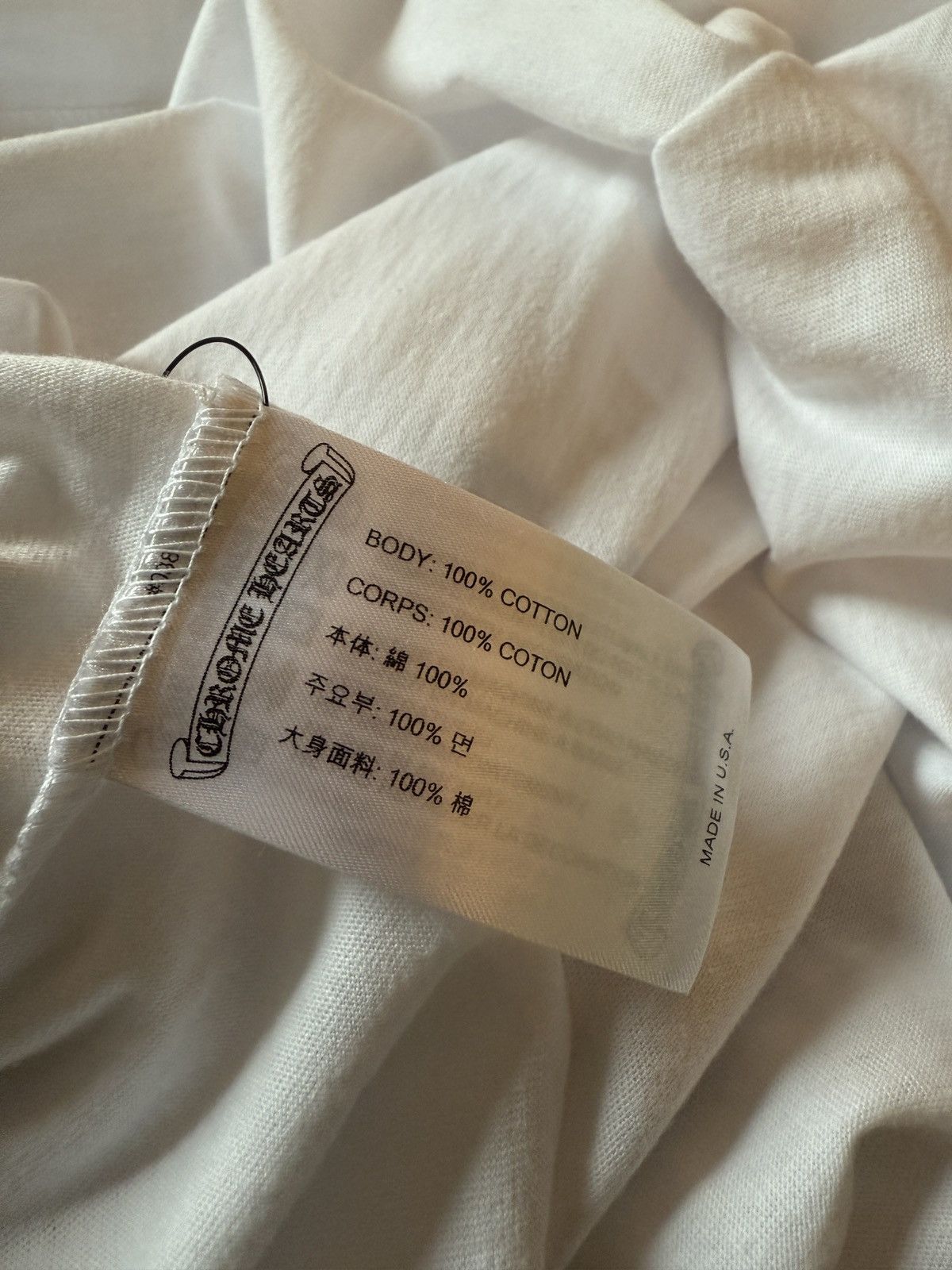 Chrome Hearts Chrome Hearts White blue neck print Long Sleeve Size US L / EU 52-54 / 3 - 4 Thumbnail