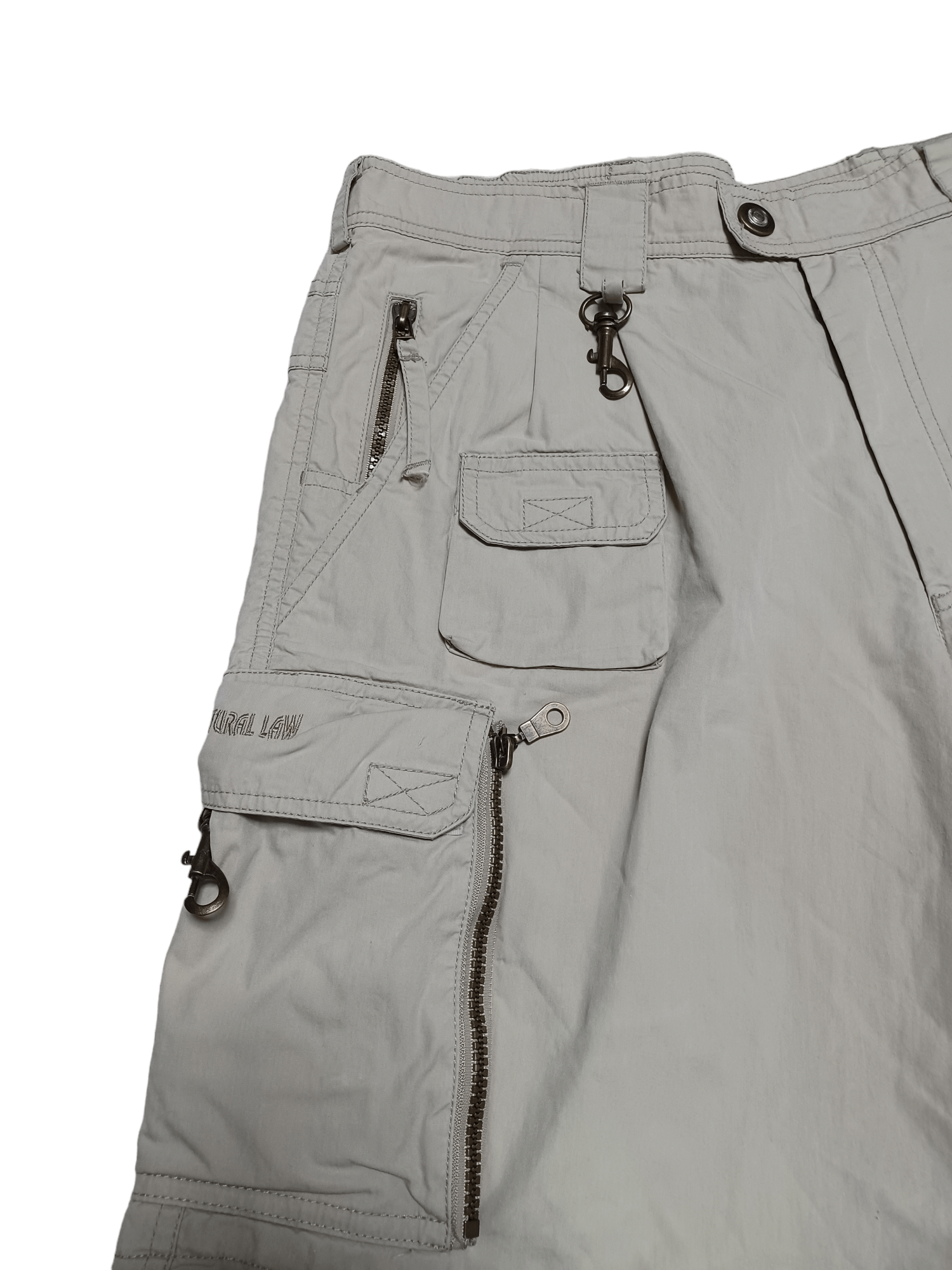 Japanese Brand FANTASTIC CARGO MULTIPOCKET OUTDOOR MILITARY SHORTS Size US 34 / EU 50 - 3 Thumbnail