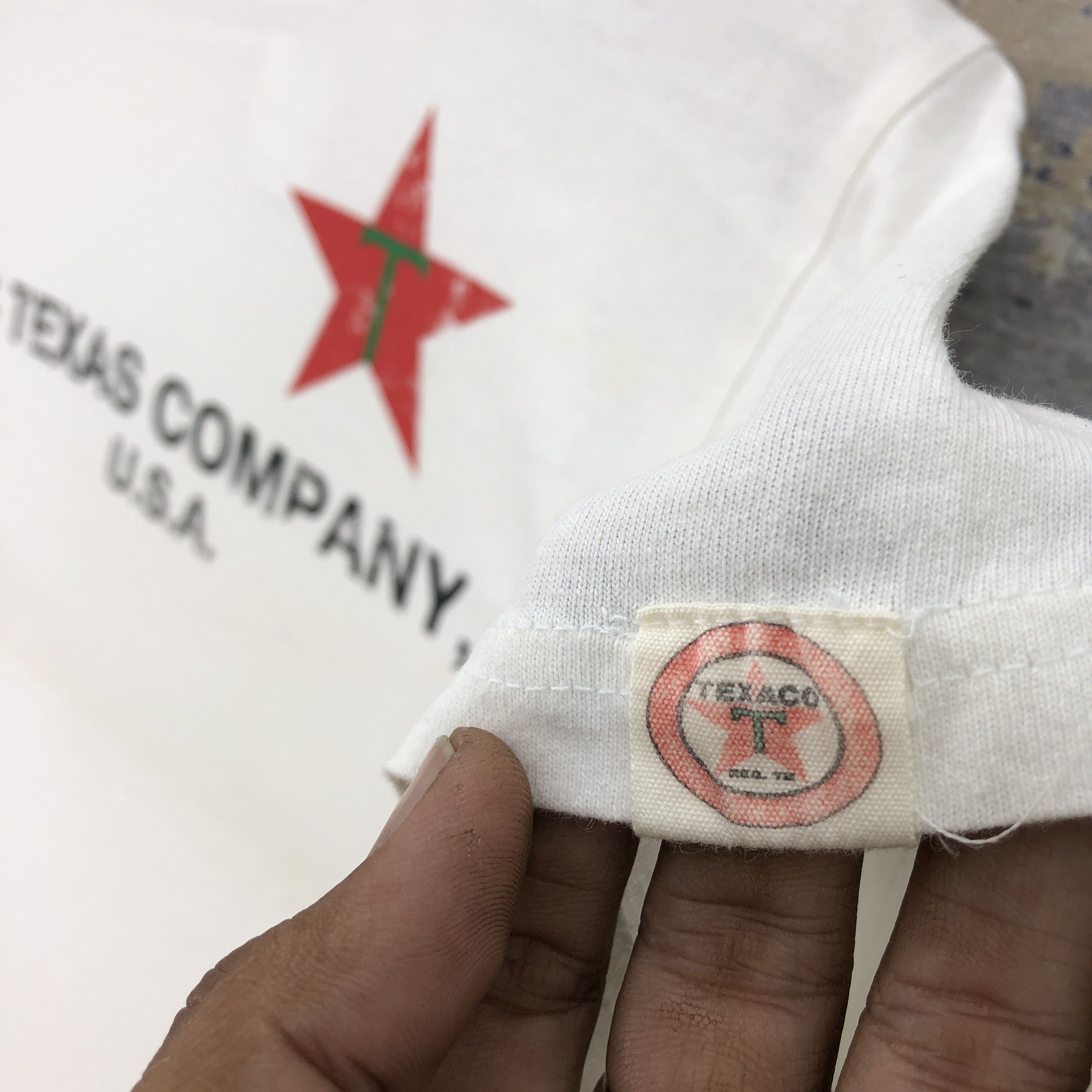 Vintage Vintage 90's Texaco T Shirt Texaco Crewneck Tees Size US M / EU 48-50 / 2 - 7 Thumbnail