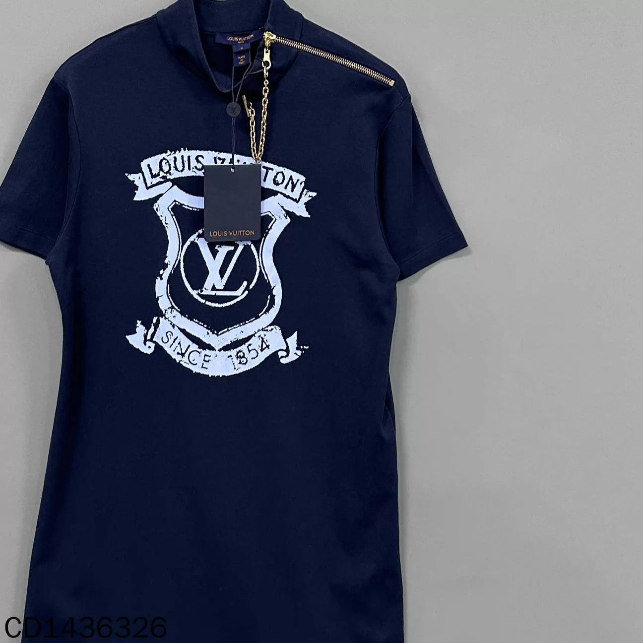 Louis Vuitton LV Gold Chain Shield Logo Dress S New With Tags Size S / US 4 / IT 40 - 2 Thumbnail