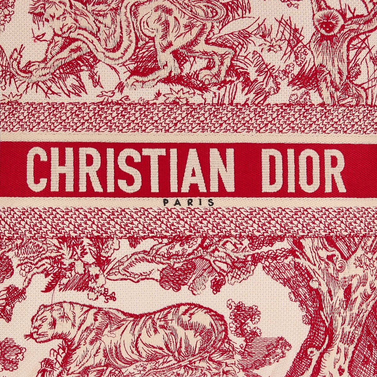 Dior o1bcso1str0225 Size:OS/ Small Square Oillow in Raspberry Size ONE SIZE - 4 Thumbnail