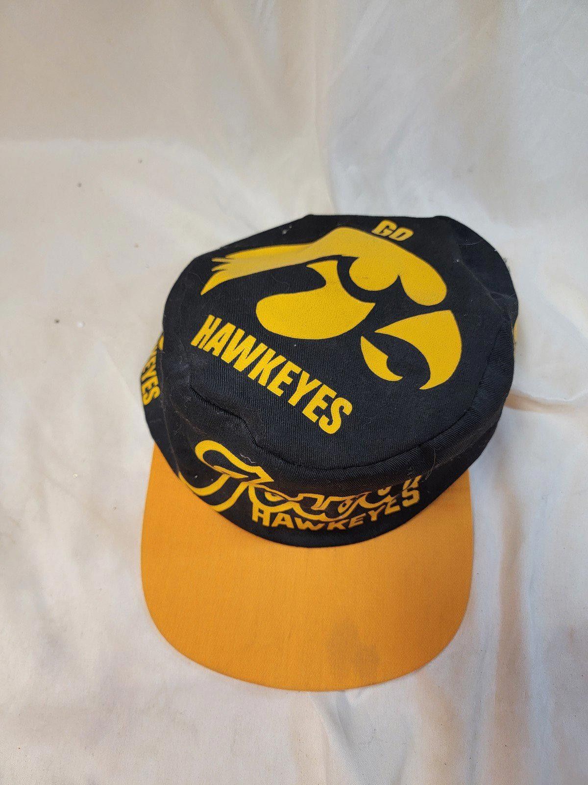 NCAA Vintage 90s Iowa Hawkeyes Hawks Snapback Hat VTG Made in USA Size ONE SIZE - 2 Thumbnail