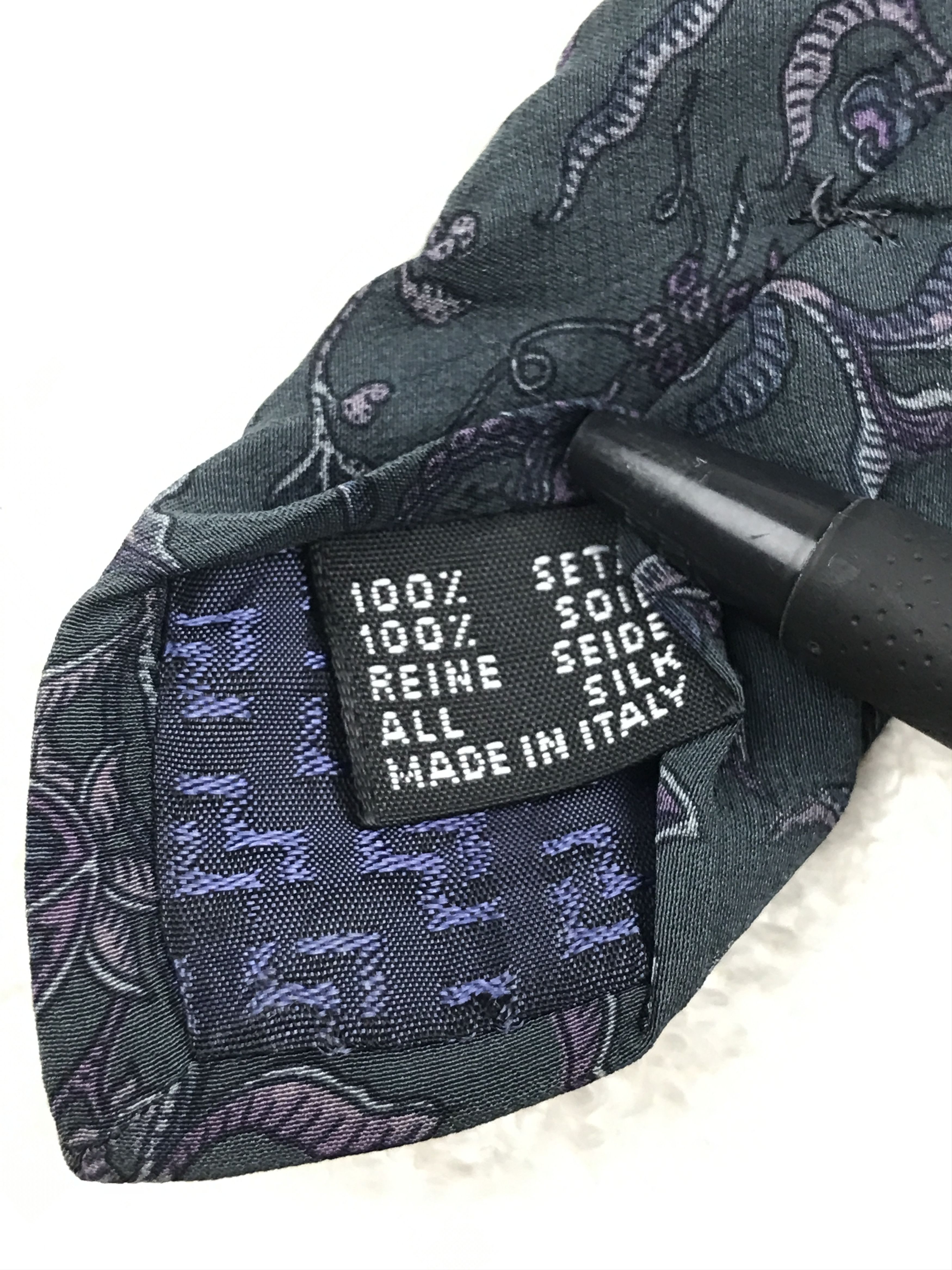Mario Valentino × Vintage Vintage Mario Valentino Silk Necktie Size ONE SIZE - 7 Thumbnail