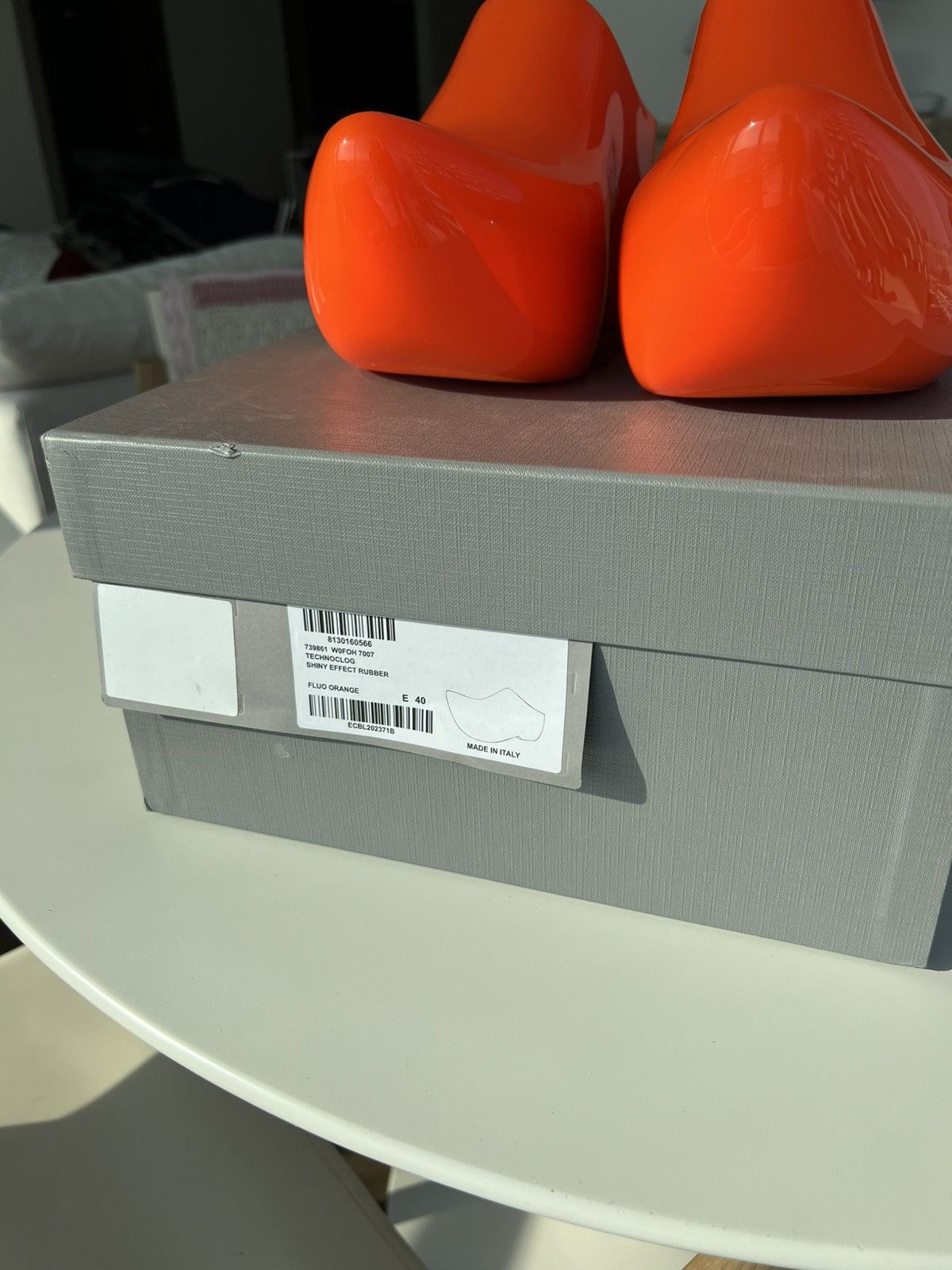 Balenciaga Balenciaga Orange Technoclog Size US 7 / EU 40 - 4 Thumbnail