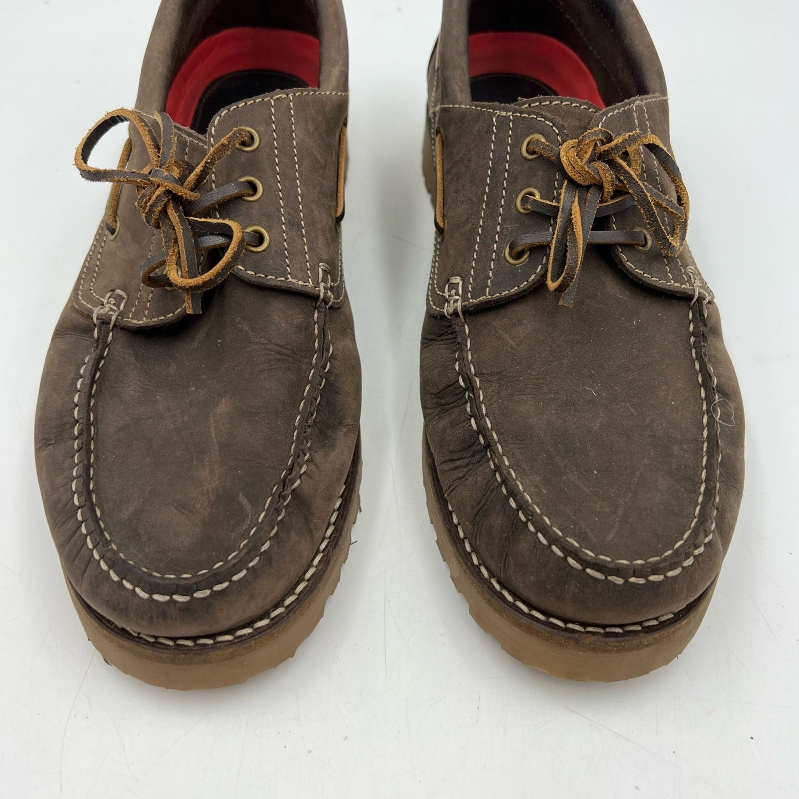 NEXT Next Direct 1982 Archive Nubuck Leather Loafers Brown Size US 10 / EU 43 - 2 Thumbnail