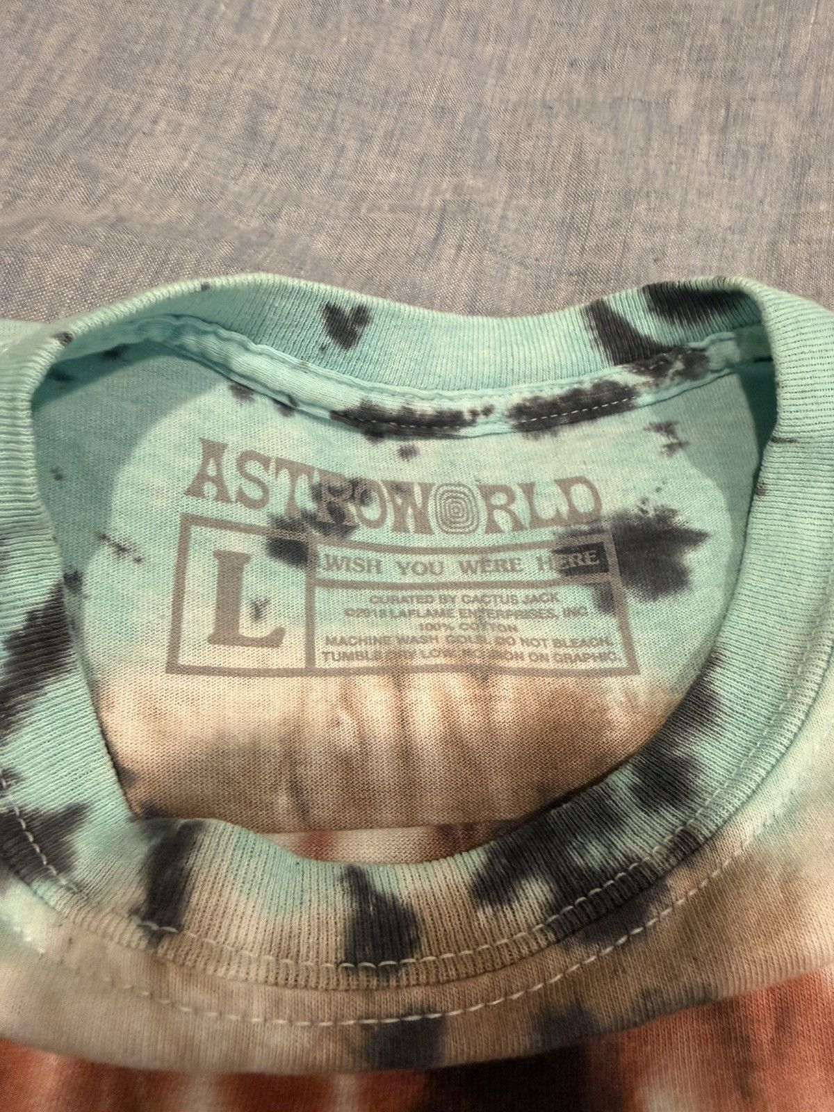 Travis Scott Travis Scott Astroworld Festival Tie Dye Boston Shirt Large Size US L / EU 52-54 / 3 - 5 Thumbnail