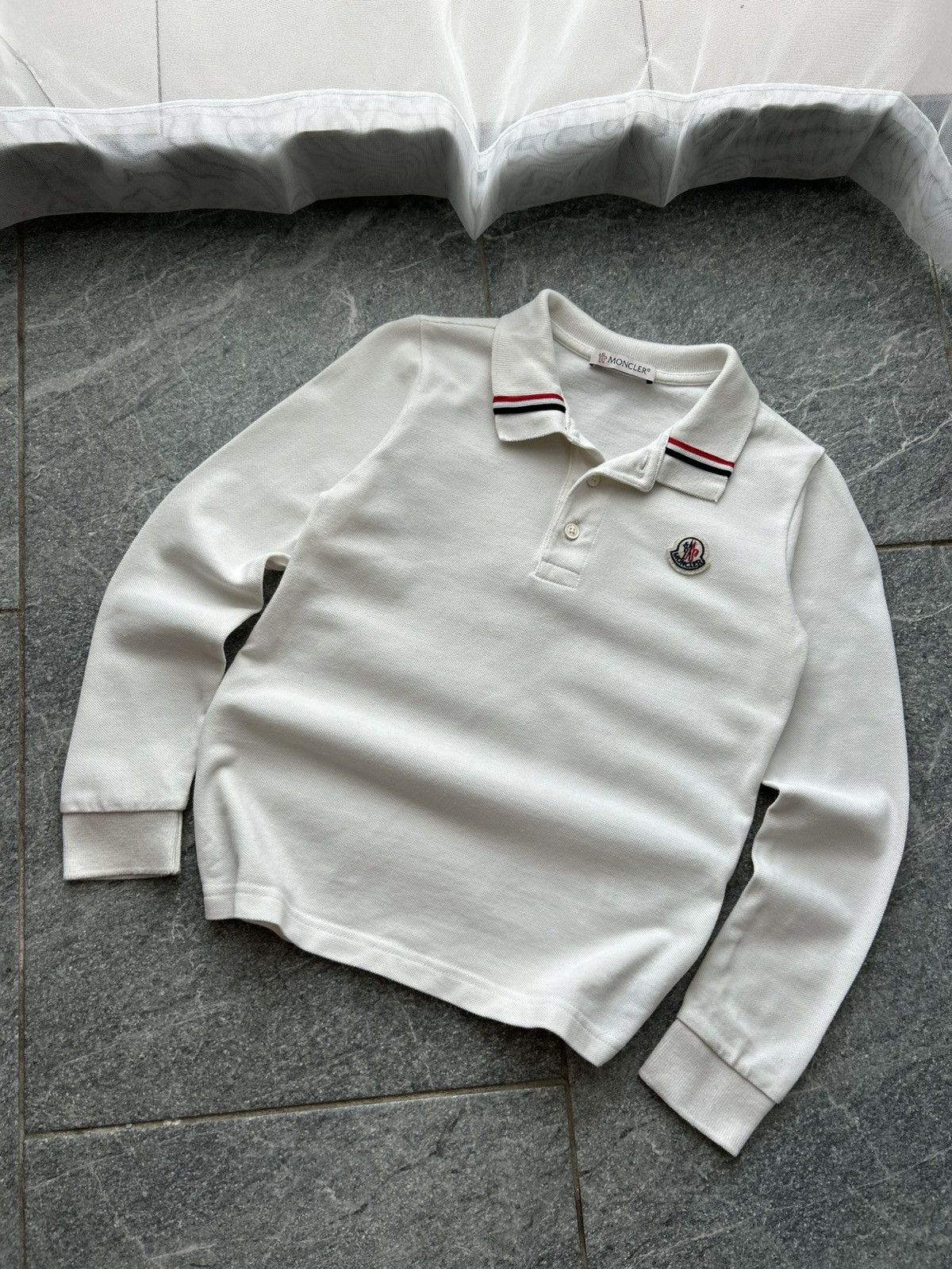 Moncler Vintage regby polo moncler kids long sleeve Size US XXS / EU 40 - 2 Thumbnail