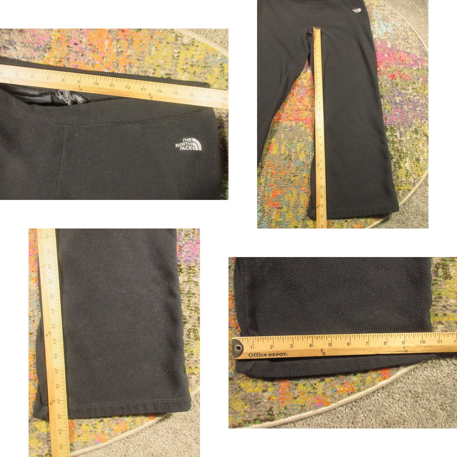 The North Face The North Face Womens Fleece Pants L Black Wide-Leg Sweatpants Casual Outdoor Lounge Size 36" / US 14 / IT 50 - 8 Thumbnail